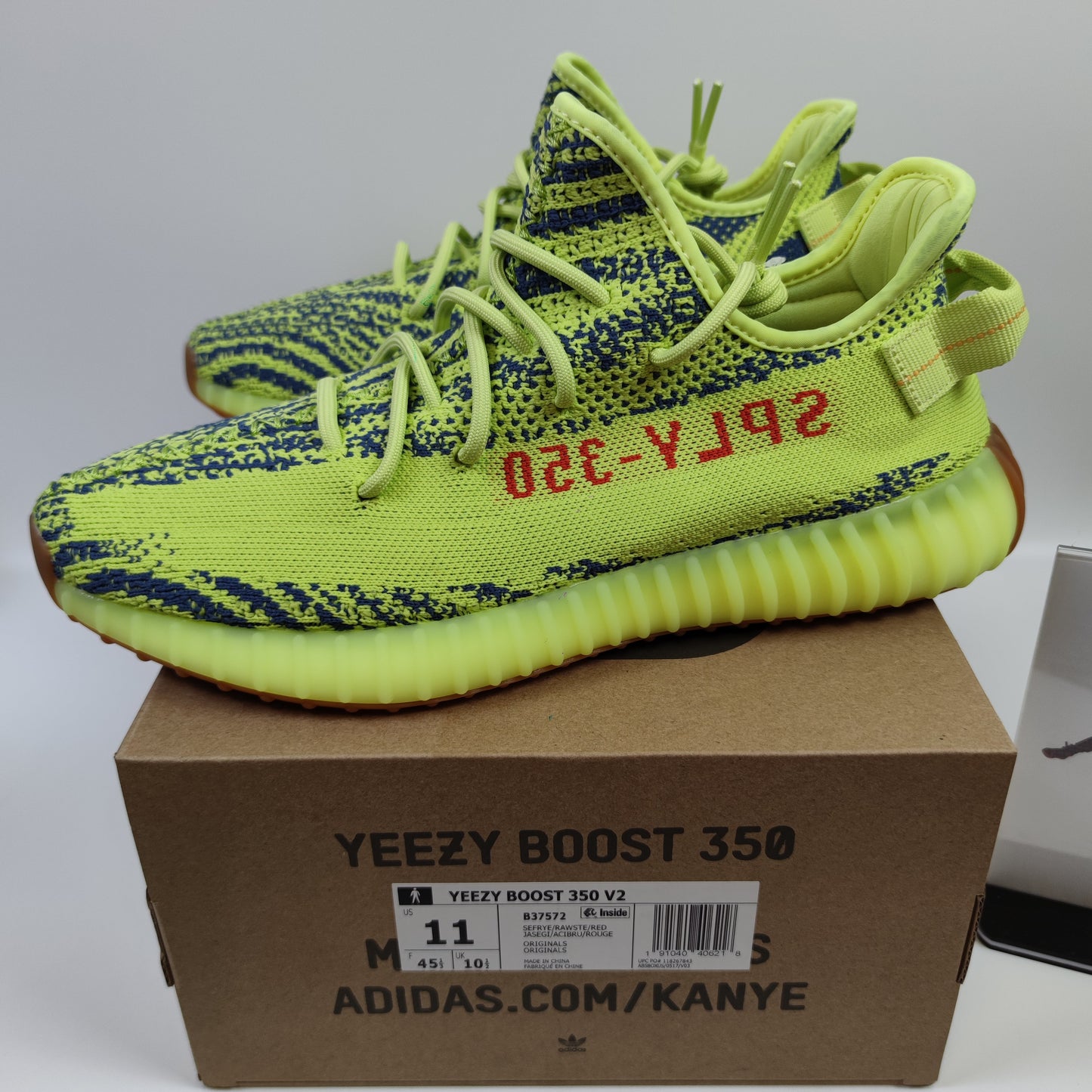 Adidas Originals Yeezy Boost 350 V2 "Semi Frozen Yellow" B37572 - Nike x Jordan