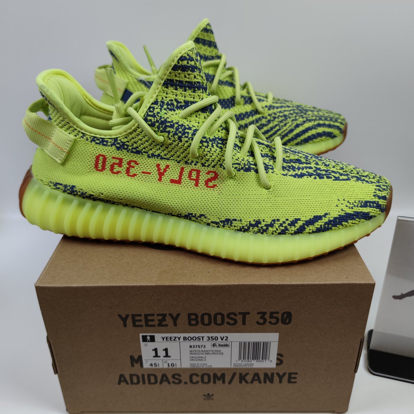 Adidas Originals Yeezy Boost 350 V2 "Semi Frozen Yellow" B37572 - Nike x Jordan