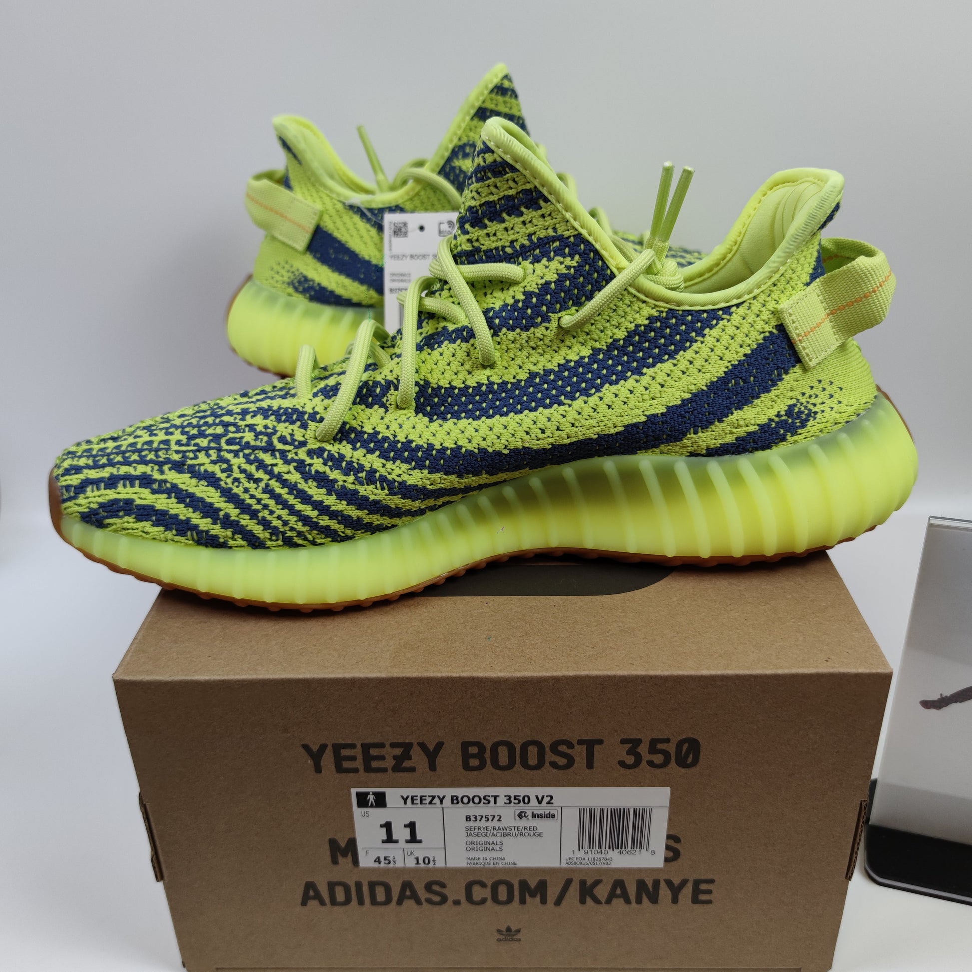 Adidas Originals Yeezy Boost 350 V2 "Semi Frozen Yellow" B37572 - Nike x Jordan
