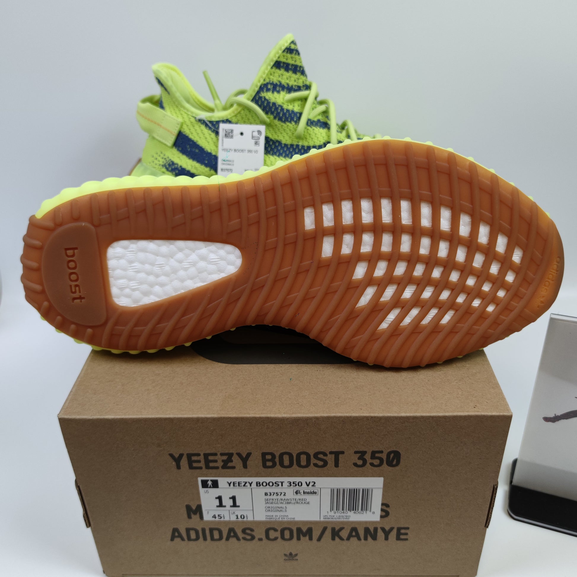Adidas Originals Yeezy Boost 350 V2 "Semi Frozen Yellow" B37572 - Nike x Jordan
