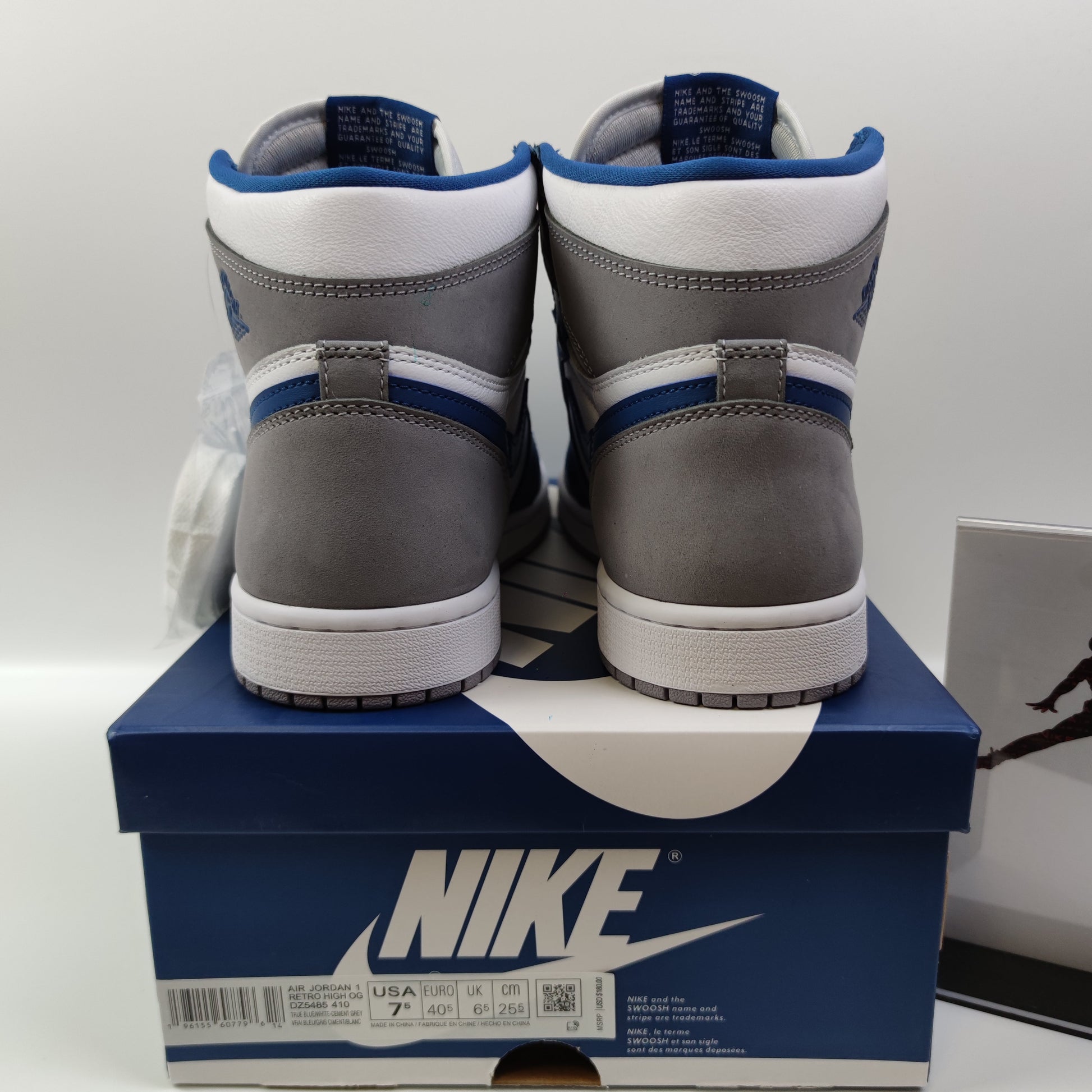 Air Jordan 1 High OG "True Blue" DZ5485-410 - Nike x Jordan