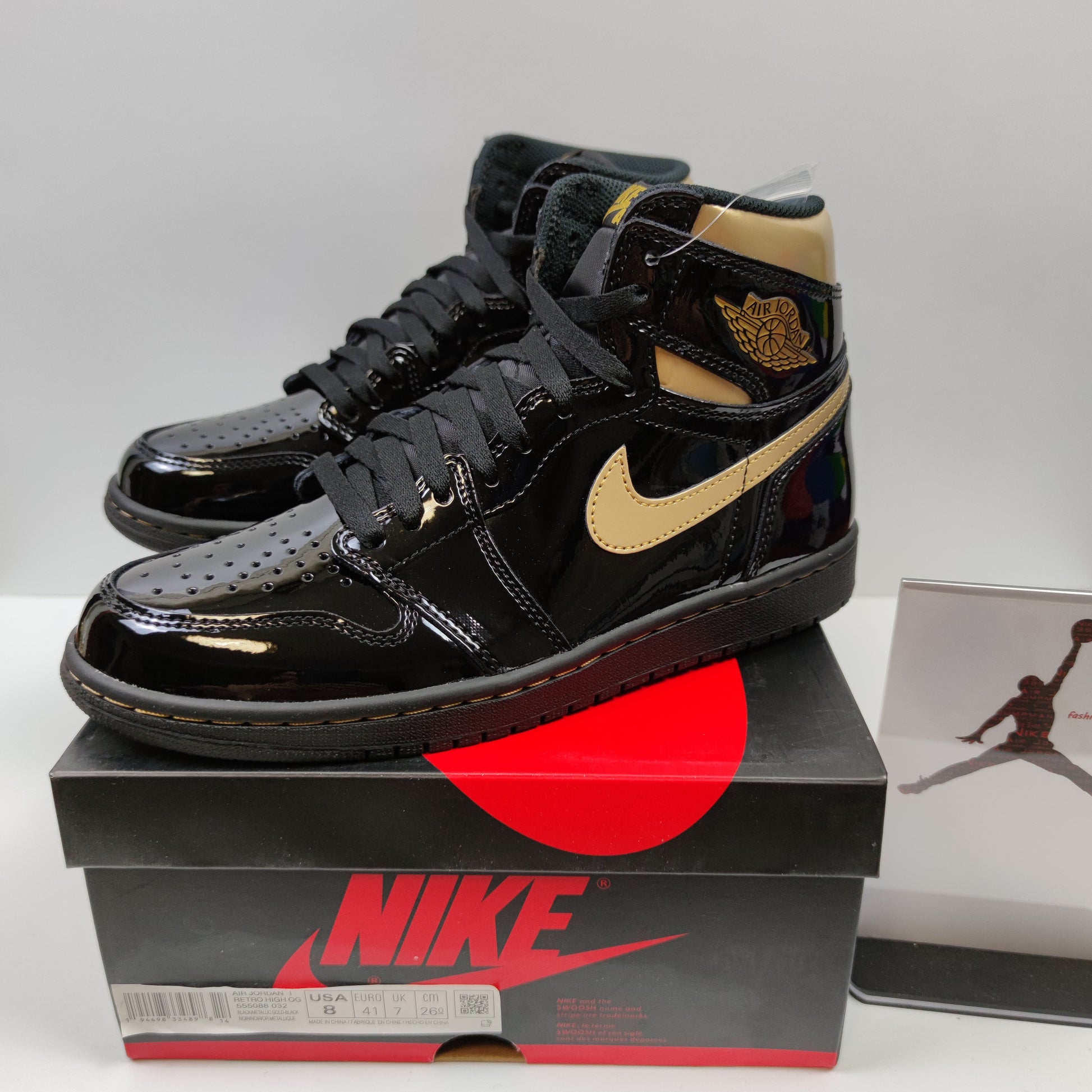 Air Jordan 1 Retro High OG "Black Gold" 555088-032 - Nike x Jordan