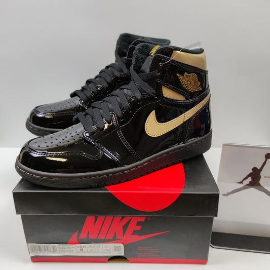 Air Jordan 1 Retro High OG "Black Gold" 555088-032 - Nike x Jordan