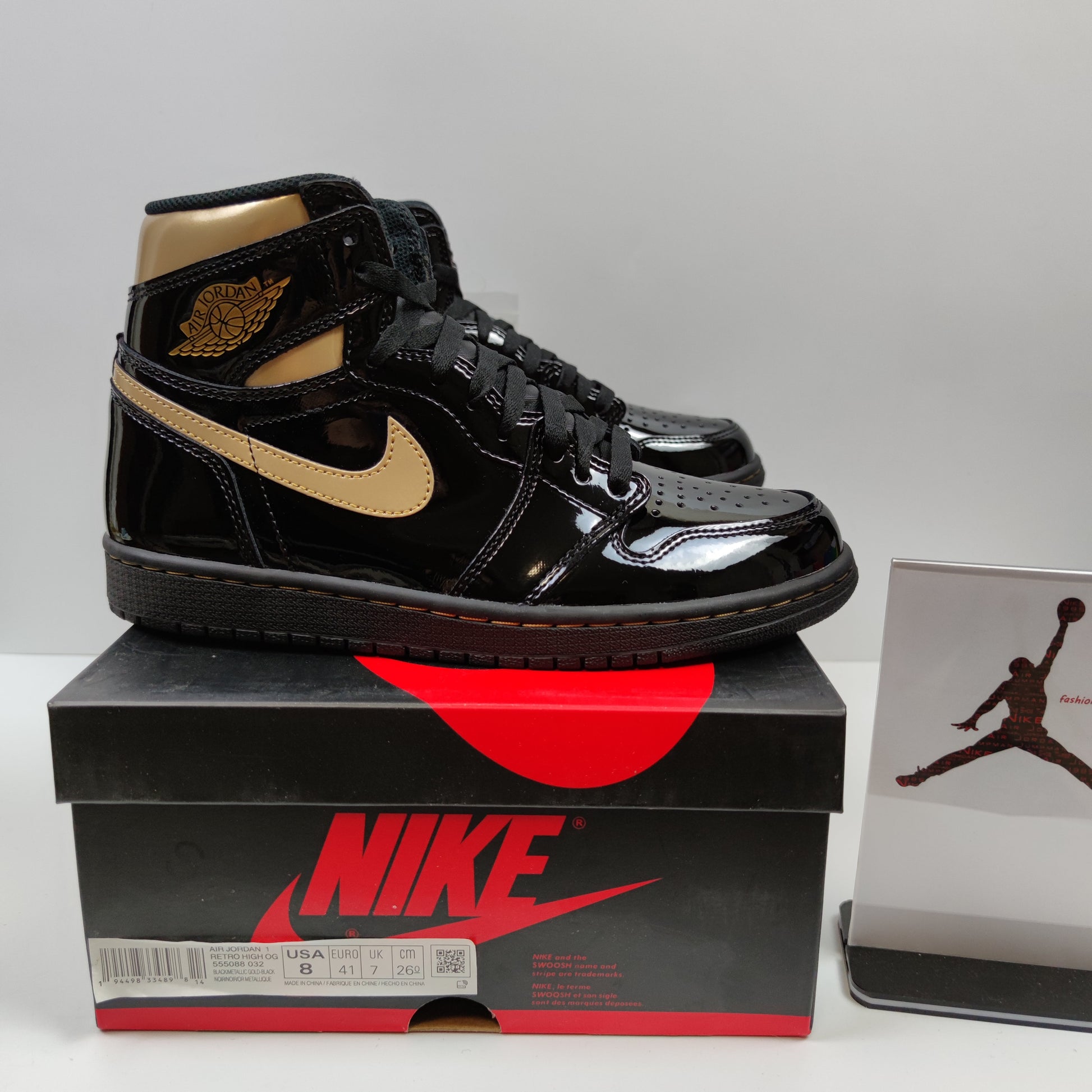 Air Jordan 1 Retro High OG "Black Gold" 555088-032 - Nike x Jordan