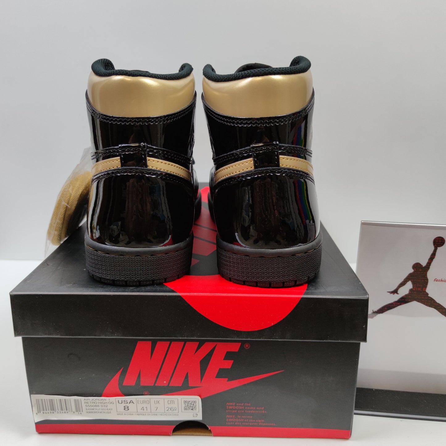 Air Jordan 1 Retro High OG "Black Gold" 555088-032 - Nike x Jordan