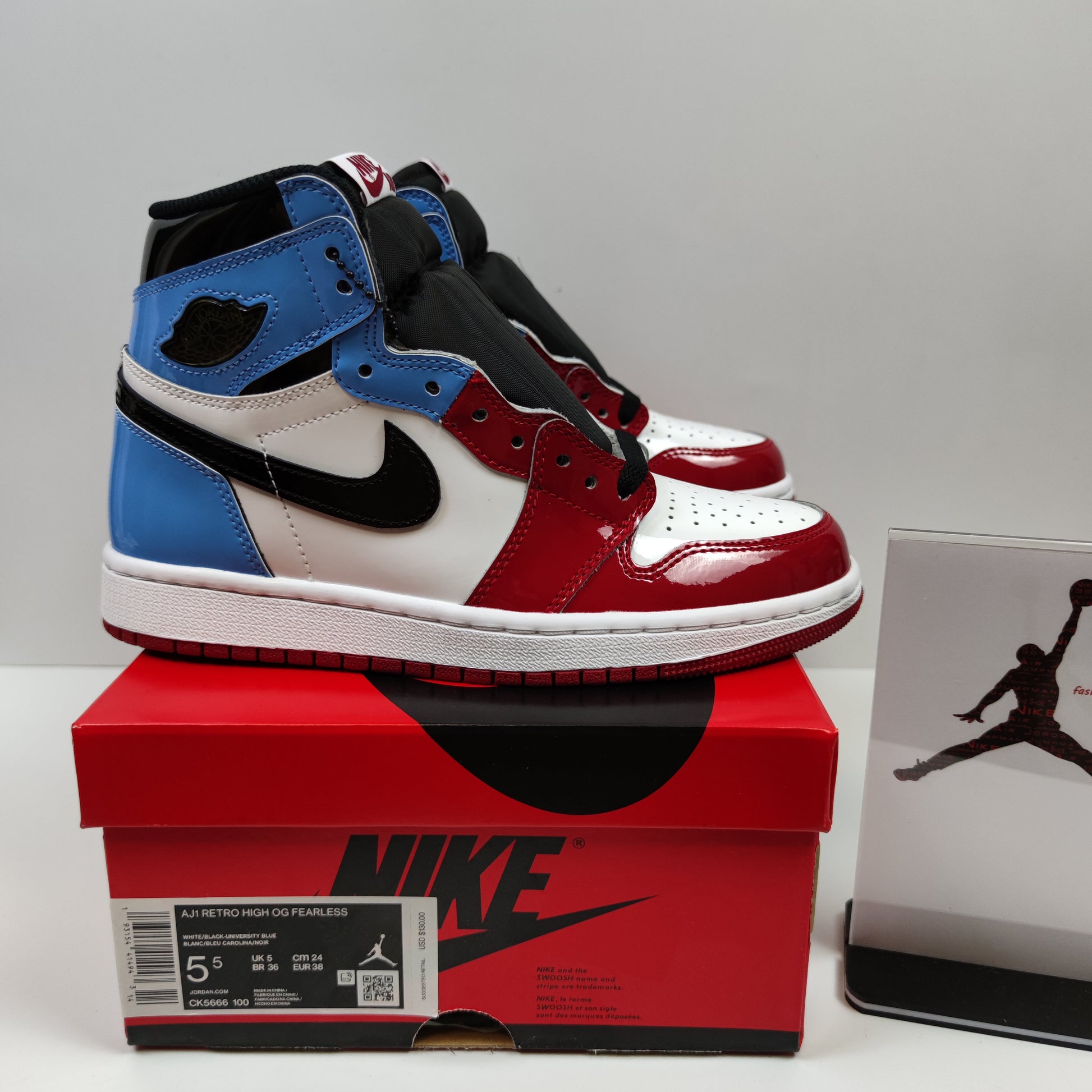 Air Jordan 1 Retro High OG Fearless UNC Chicago CK5666-100 - Nike x Jordan
