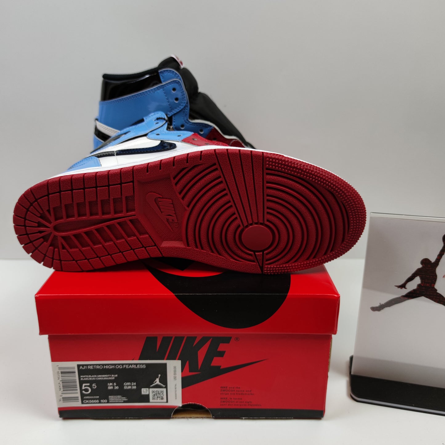 Air Jordan 1 Retro High OG Fearless UNC Chicago CK5666-100 - Nike x Jordan