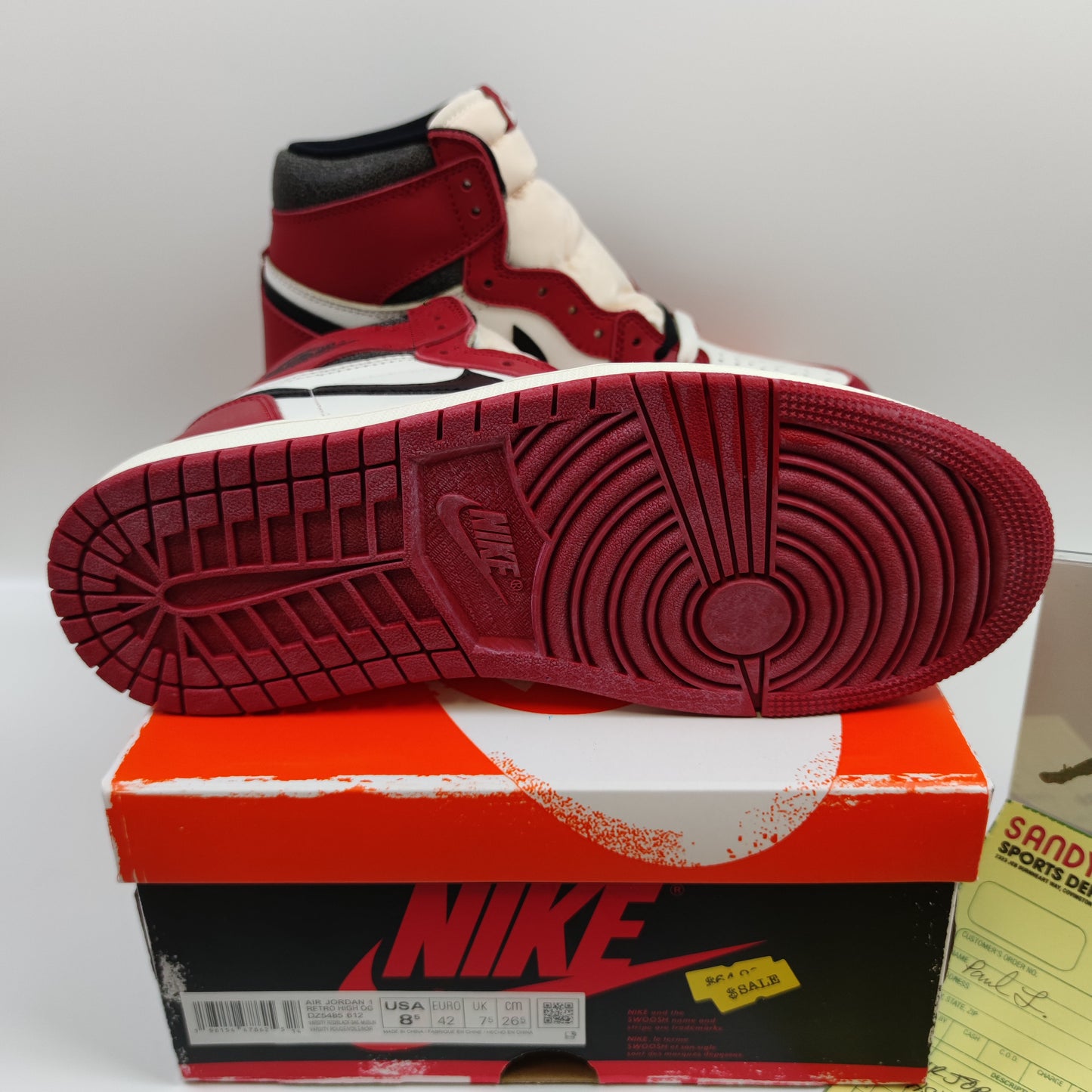 Air Jordan 1 Retro High OG "Lost & Found" DZ5485-612 - Nike x Jordan