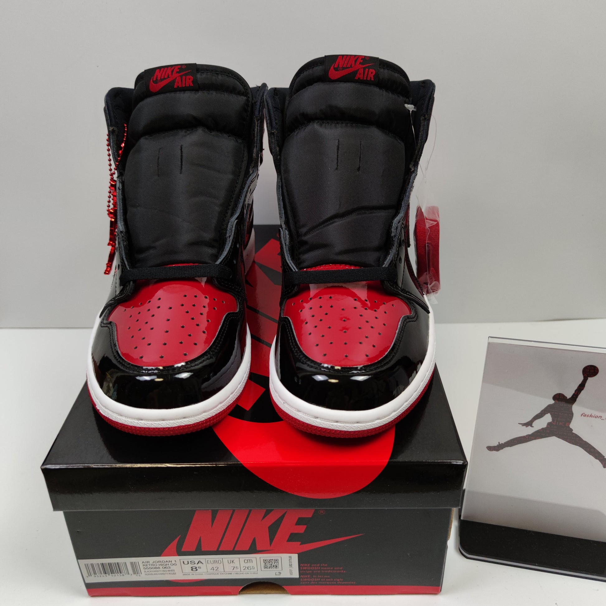Air Jordan 1 Retro High OG "Patent Bred" 555088-063 - Nike x Jordan