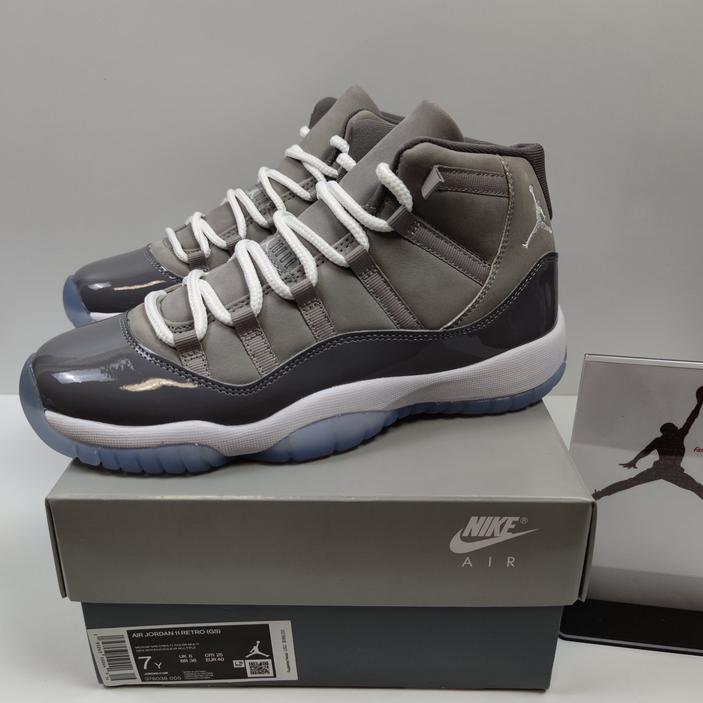 Air Jordan 11 Retro (GS) "Cool Grey" 378038-005 - Nike x Jordan