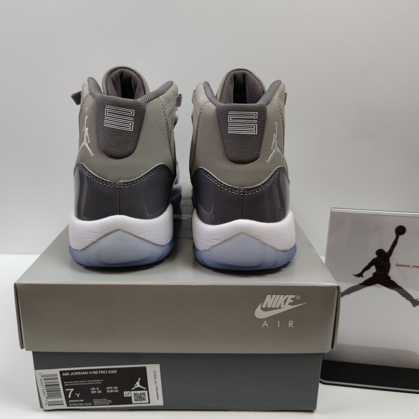 Air Jordan 11 Retro (GS) "Cool Grey" 378038-005 - Nike x Jordan