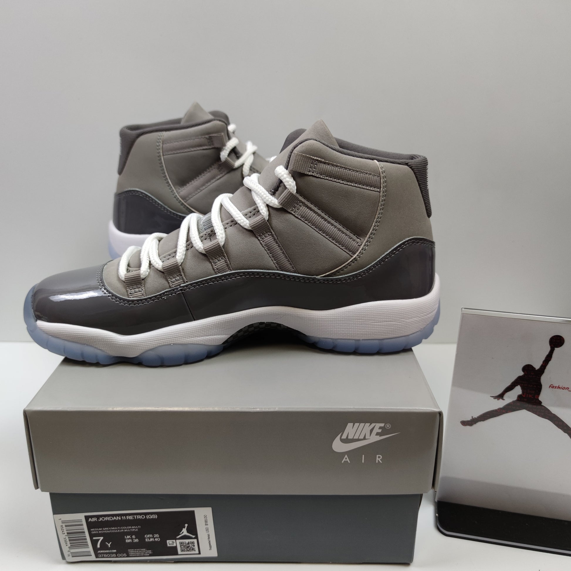 Air Jordan 11 Retro (GS) "Cool Grey" 378038-005 - Nike x Jordan