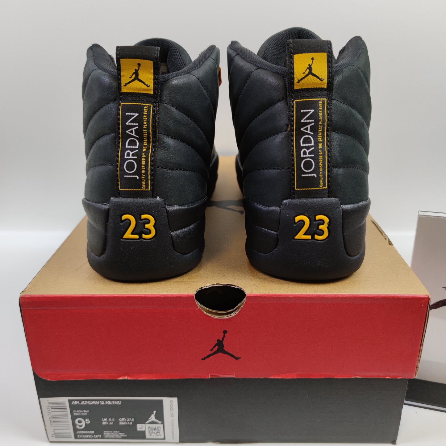 Air Jordan 12 Retro "Black Taxi" CT8013-071 - Nike x Jordan