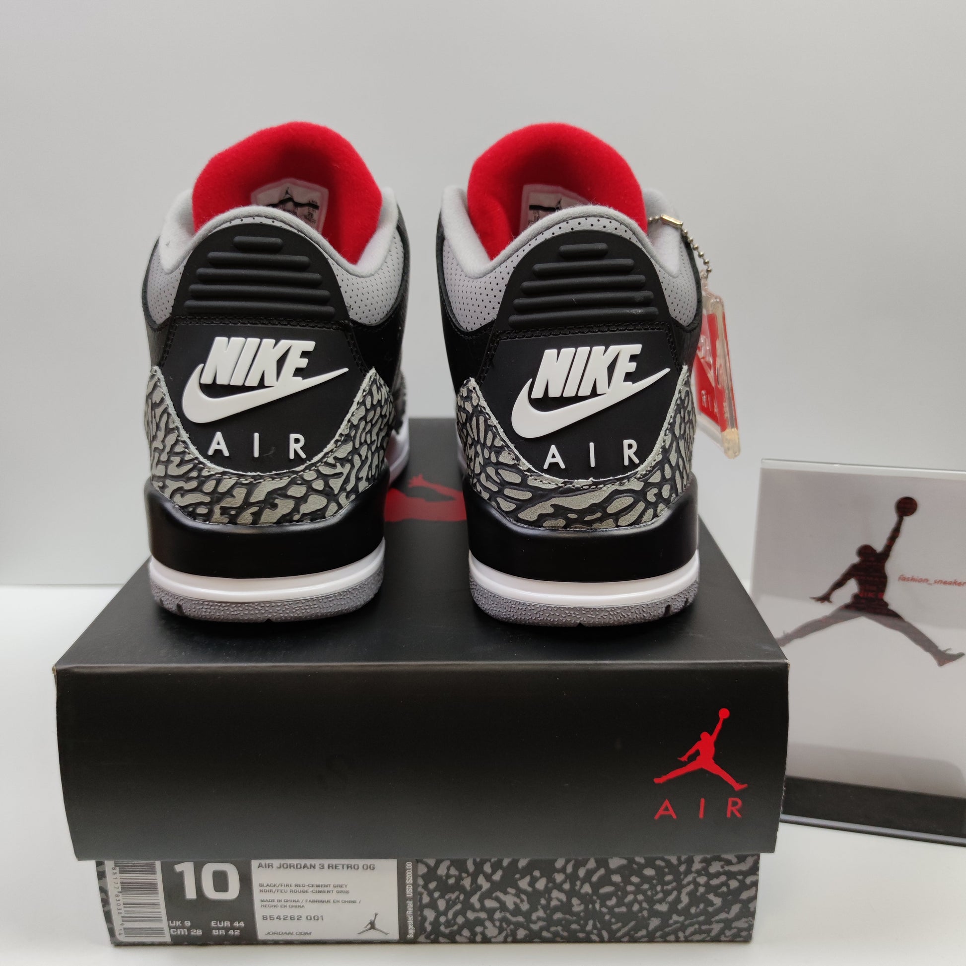 Air Jordan 3 Retro Black Cement 854262-001 - Nike x Jordan