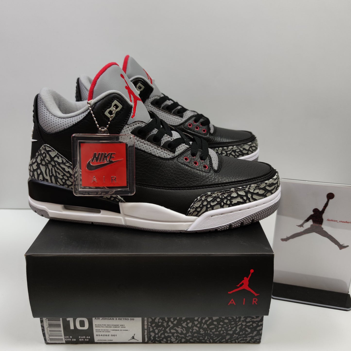 Air Jordan 3 Retro Black Cement 854262-001 - Nike x Jordan