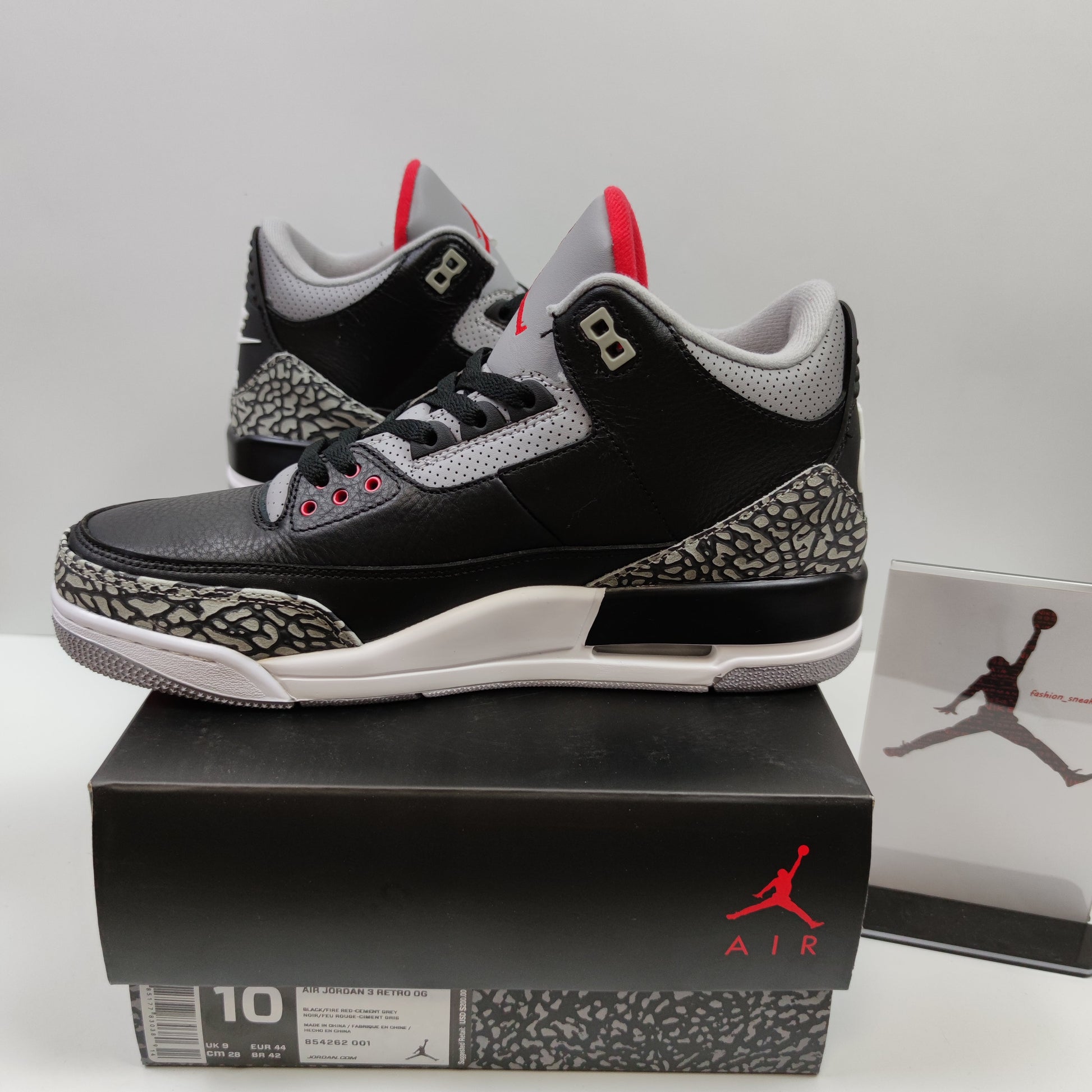 Air Jordan 3 Retro Black Cement 854262-001 - Nike x Jordan