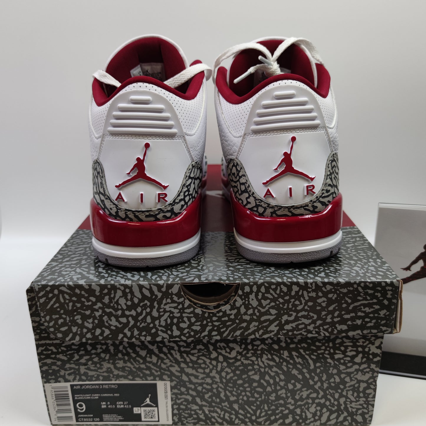 Air Jordan 3 Retro "Cardinal Red" CT8532-126 - Nike x Jordan
