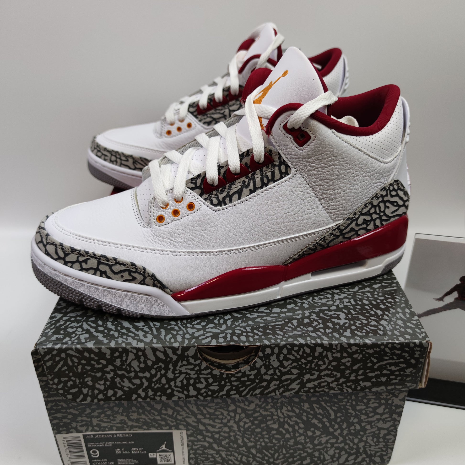 Air Jordan 3 Retro "Cardinal Red" CT8532-126 - Nike x Jordan