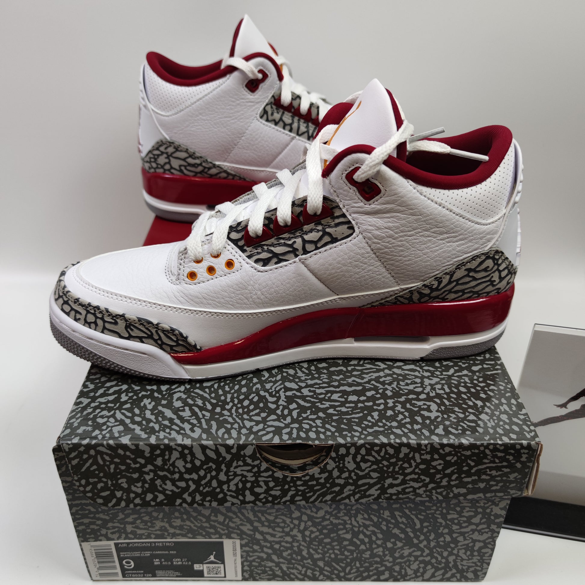 Air Jordan 3 Retro "Cardinal Red" CT8532-126 - Nike x Jordan