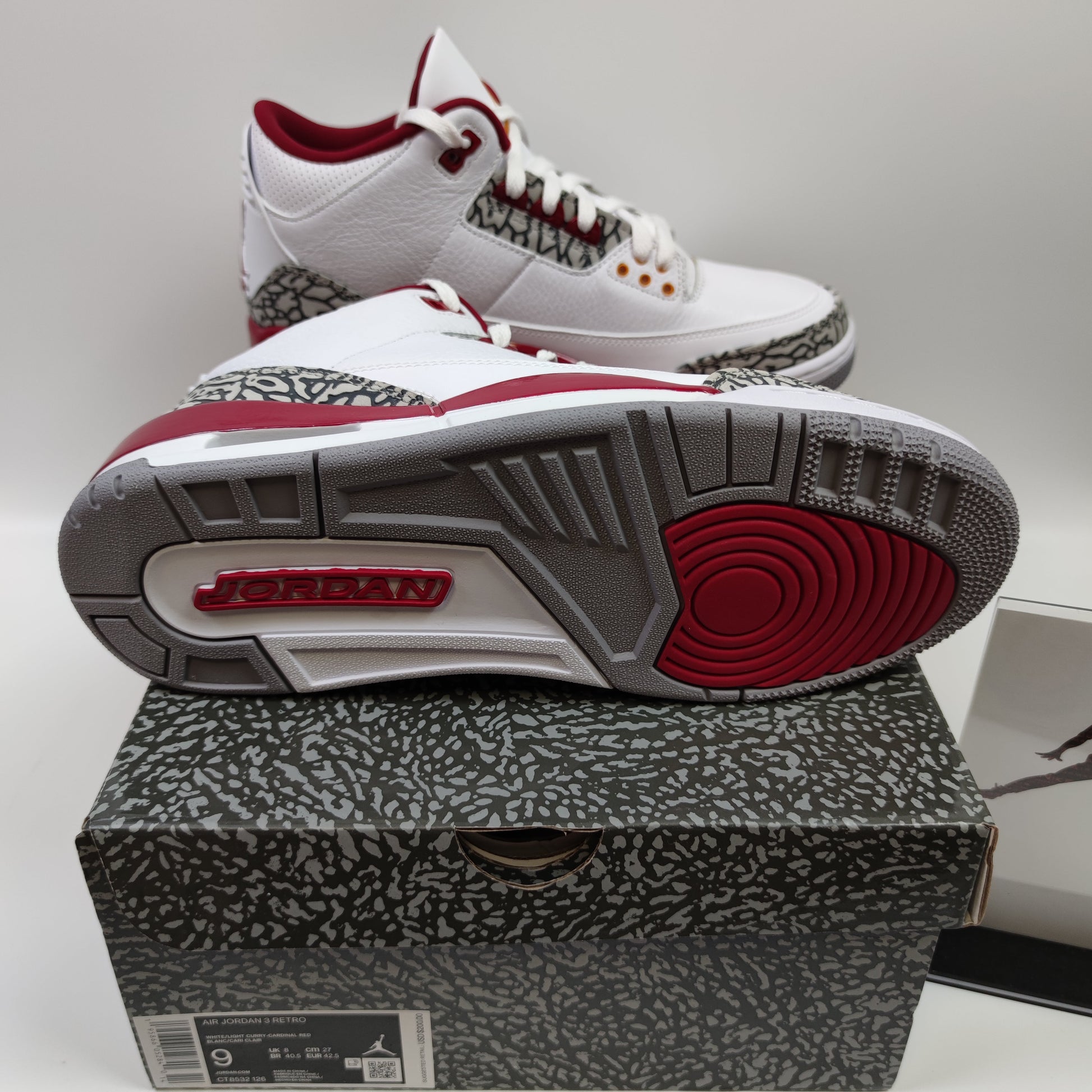 Air Jordan 3 Retro "Cardinal Red" CT8532-126 - Nike x Jordan