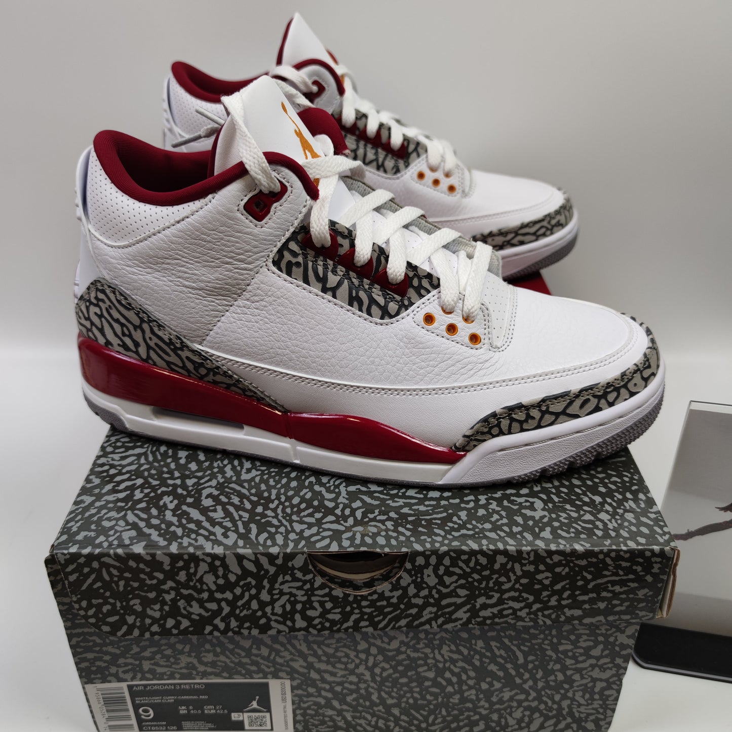 Air Jordan 3 Retro "Cardinal Red" CT8532-126 - Nike x Jordan