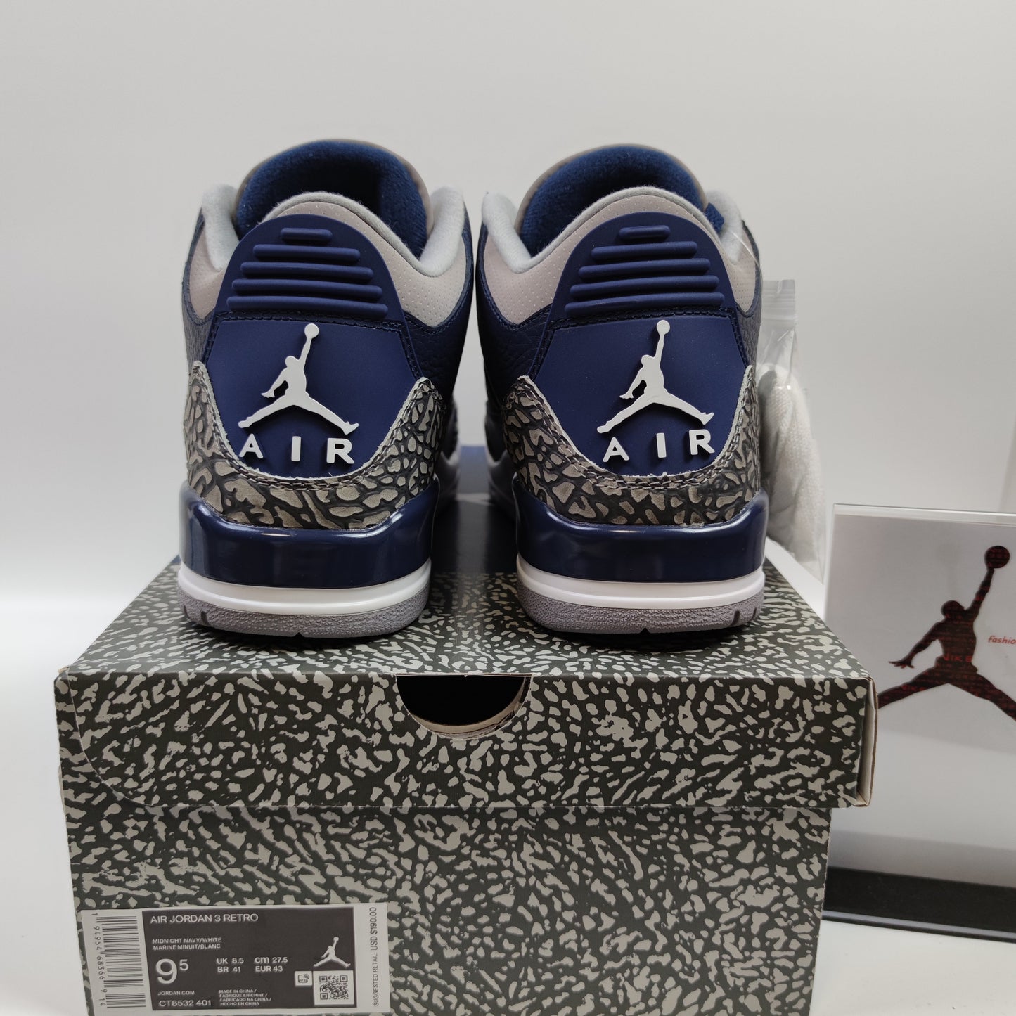 Air Jordan 3 Retro "Midnight Navy" CT8532-401 - Nike x Jordan