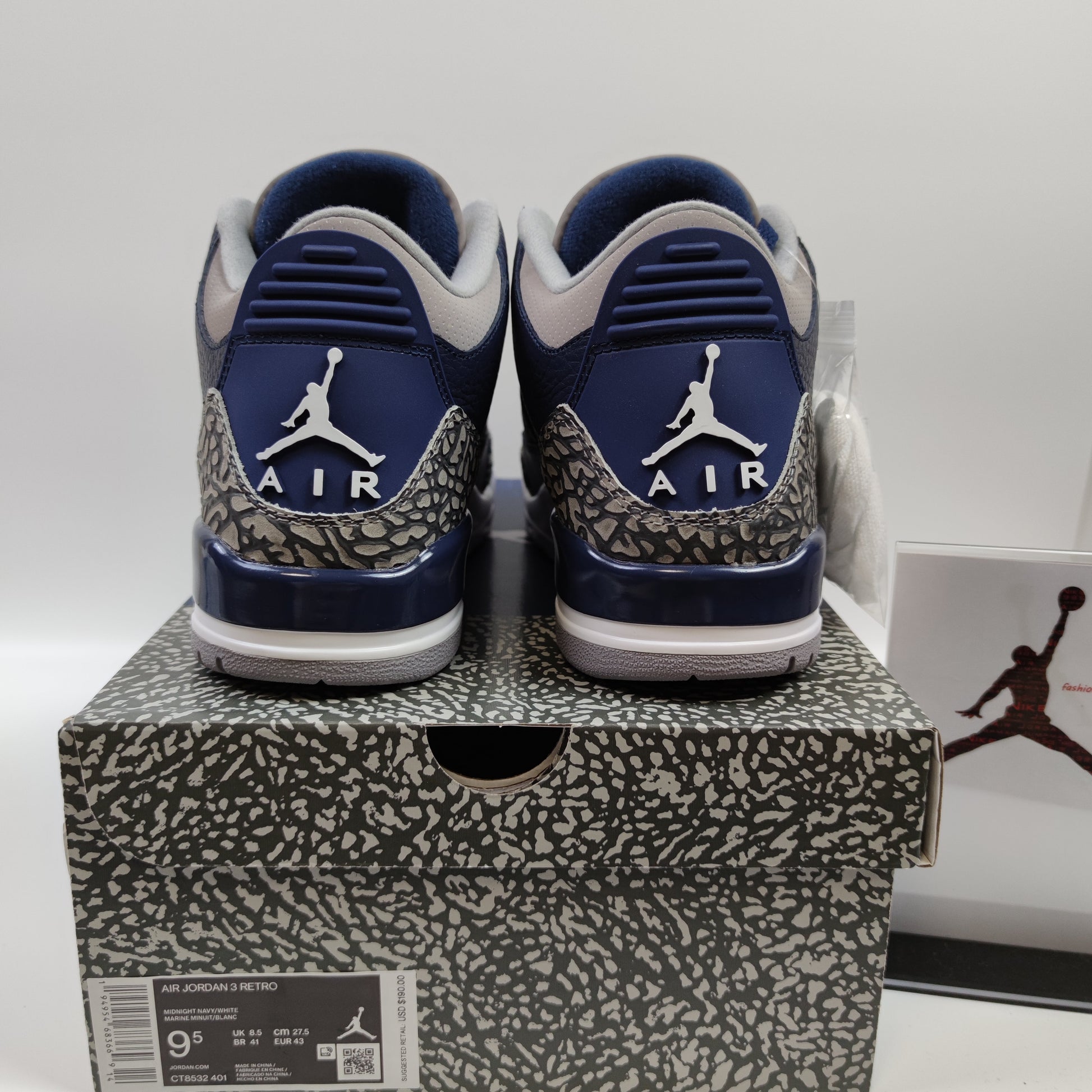 Air Jordan 3 Retro "Midnight Navy" CT8532-401 - Nike x Jordan