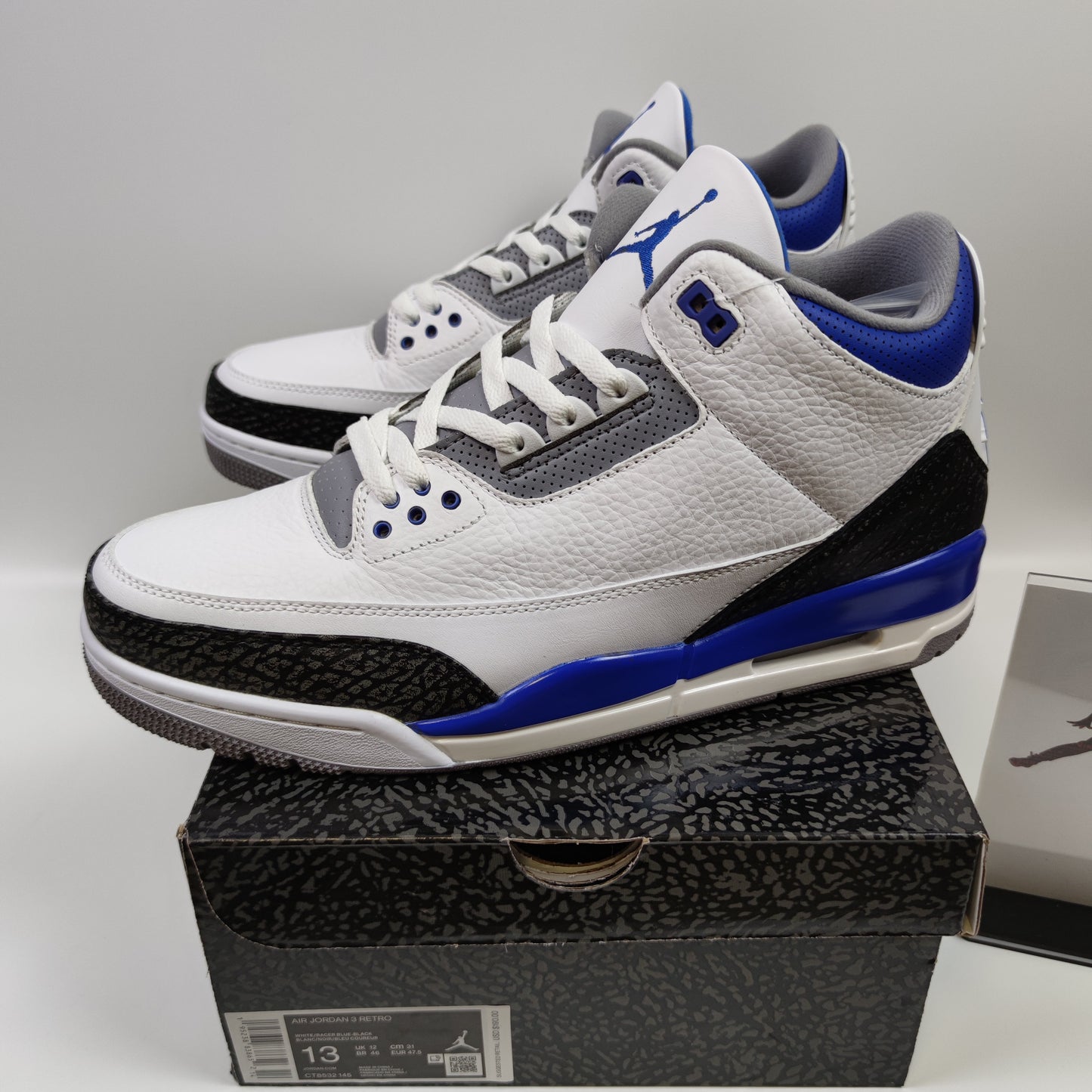 Air Jordan 3 Retro "Racer Blue" CT8532-145 - Nike x Jordan