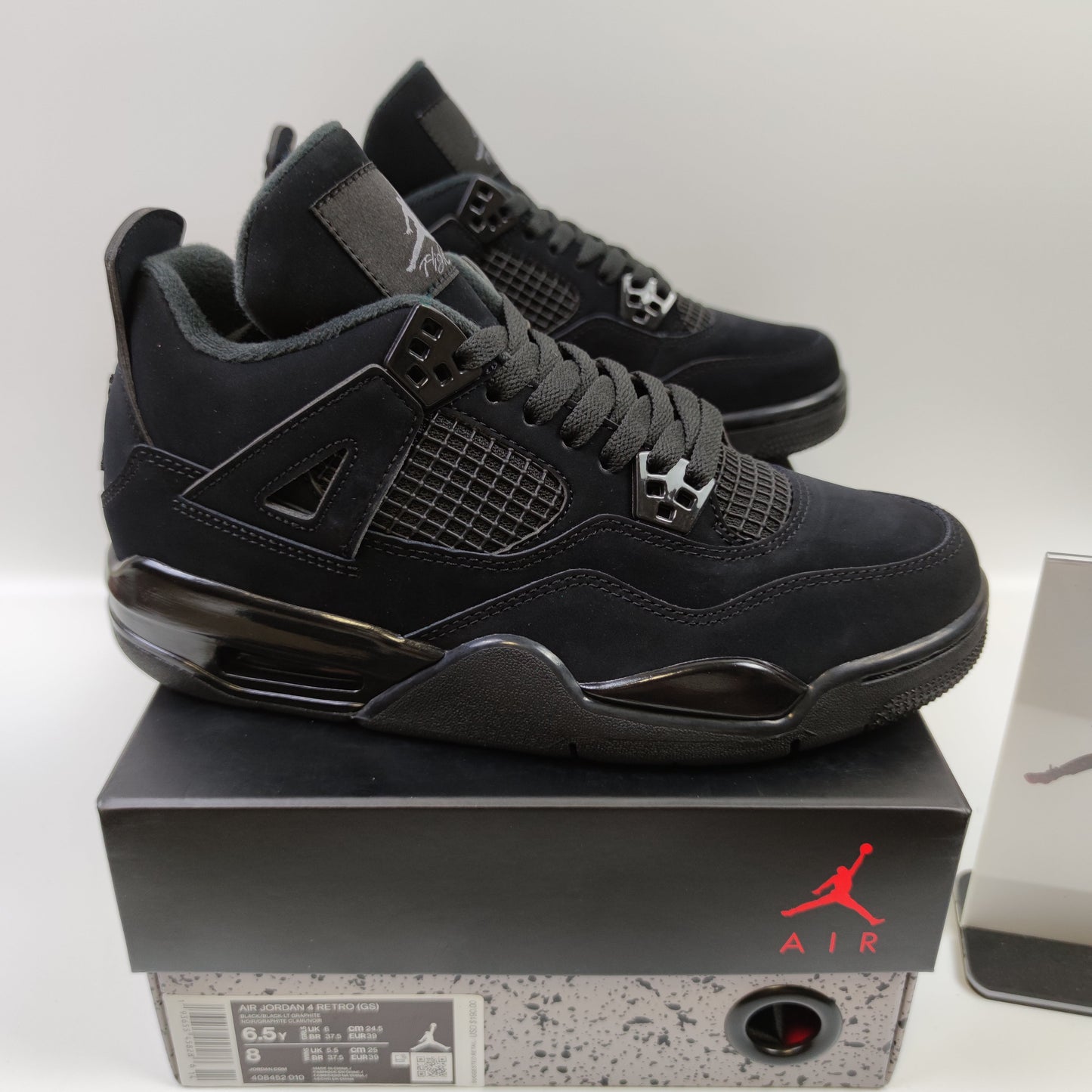 Air Jordan 4 "Black Cat" (GS) 408452-010 - Nike x Jordan