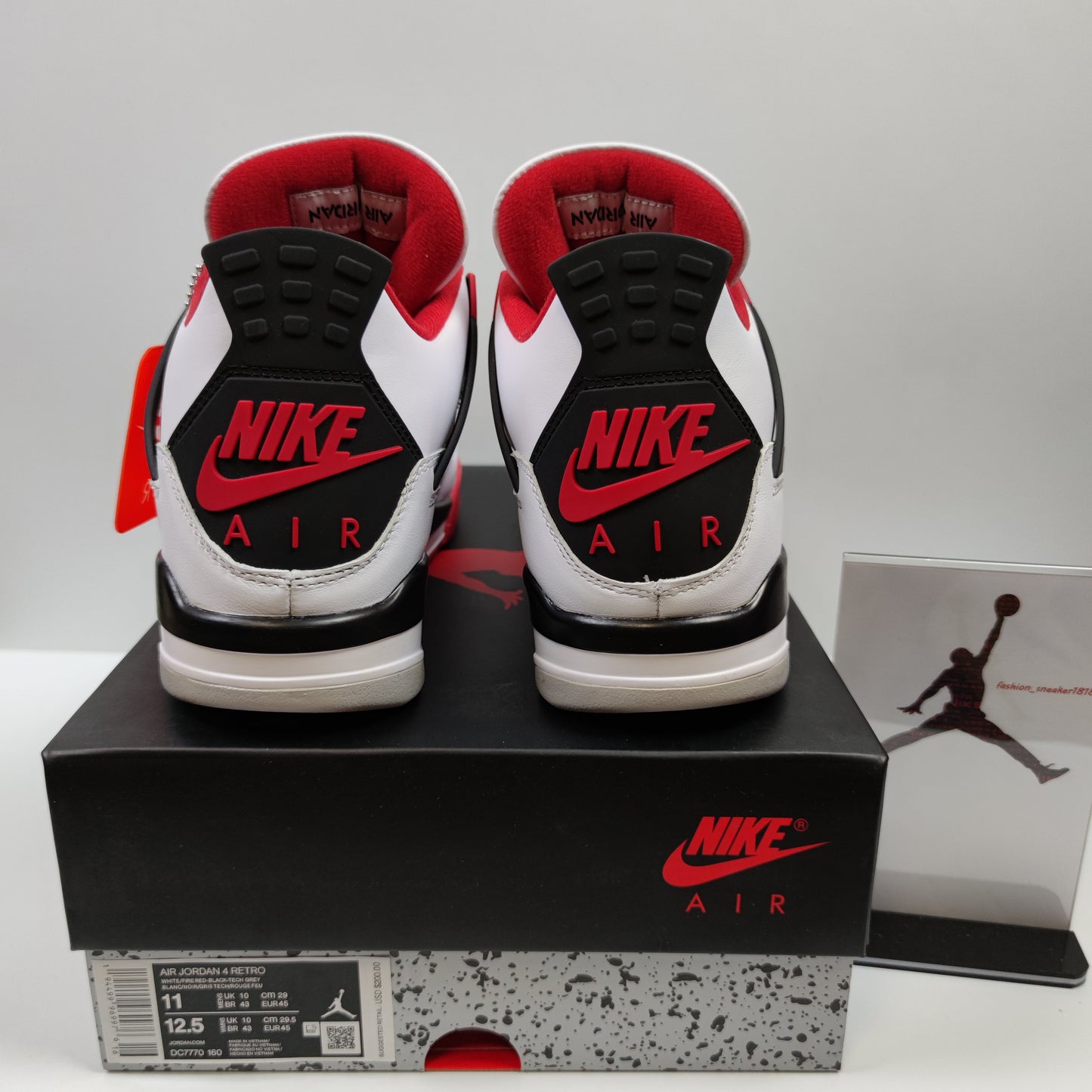 Air Jordan 4 Retro "Fire Red" DC7770-160 - Nike x Jordan