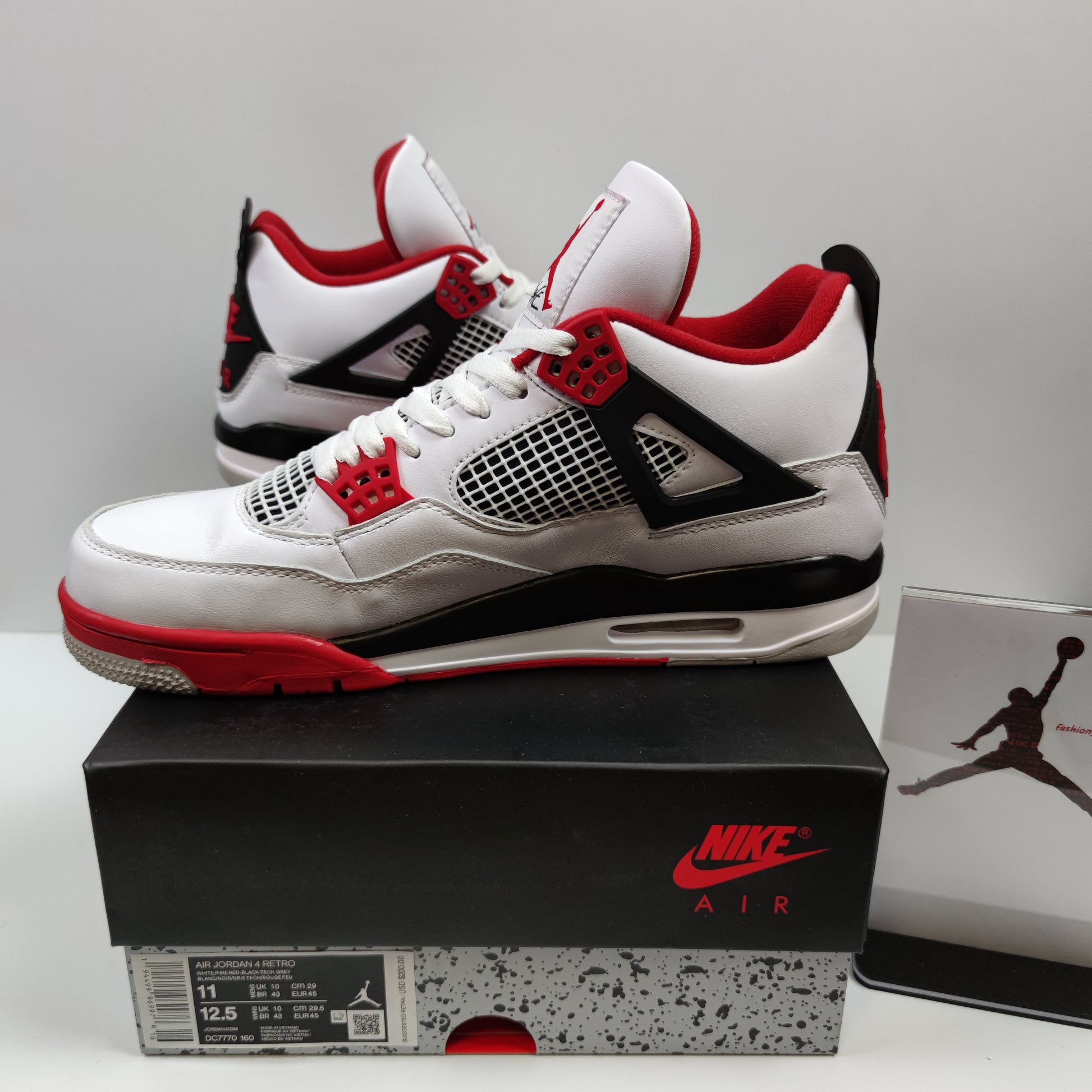 Air Jordan 4 Retro "Fire Red" DC7770-160 - Nike x Jordan
