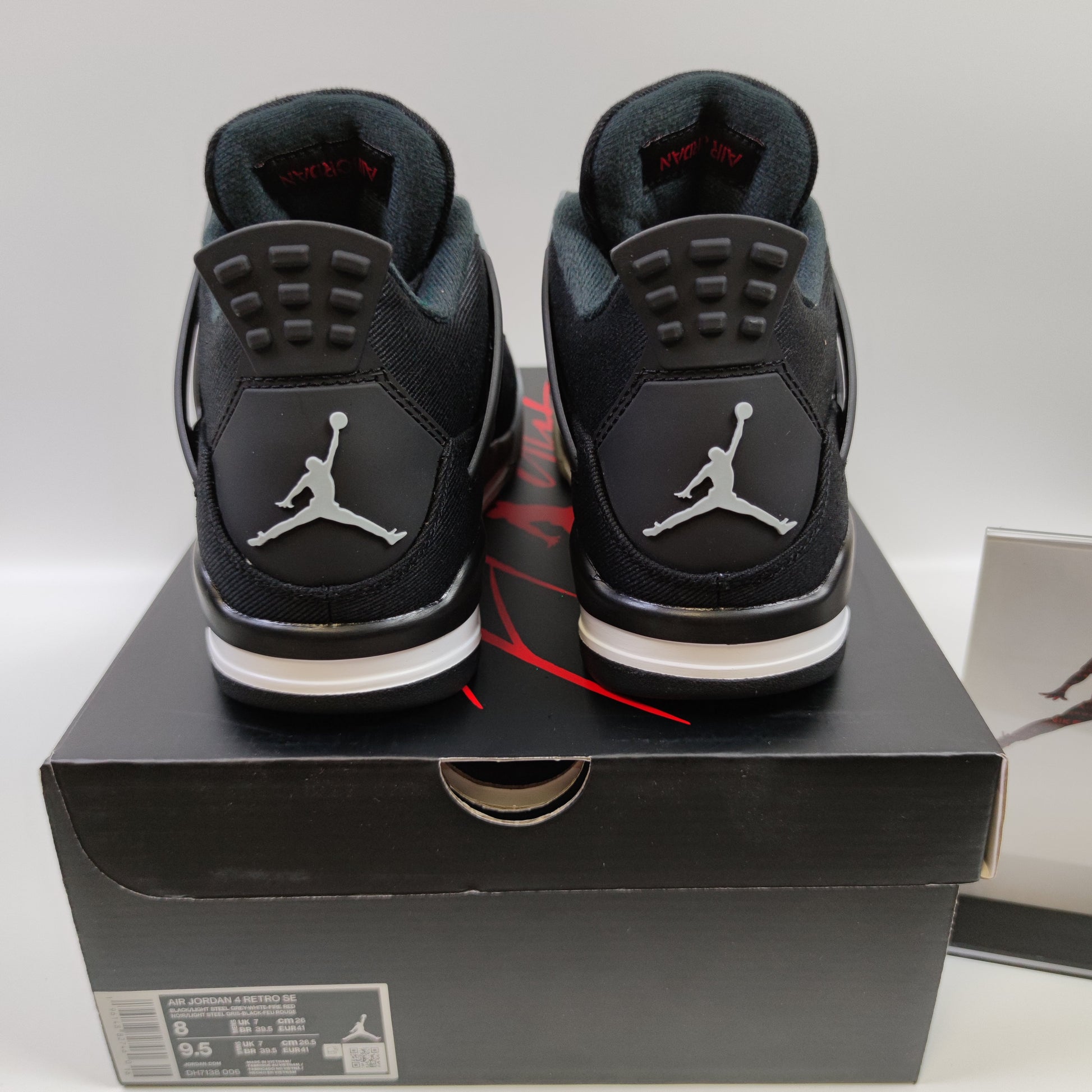 Air Jordan 4 Retro SE "Black Canvas" DH7138-006 - Nike x Jordan