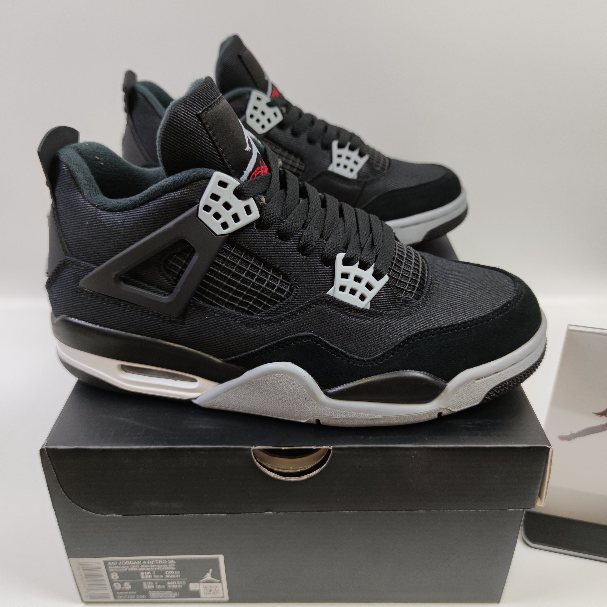 Air Jordan 4 Retro SE "Black Canvas" DH7138-006 - Nike x Jordan