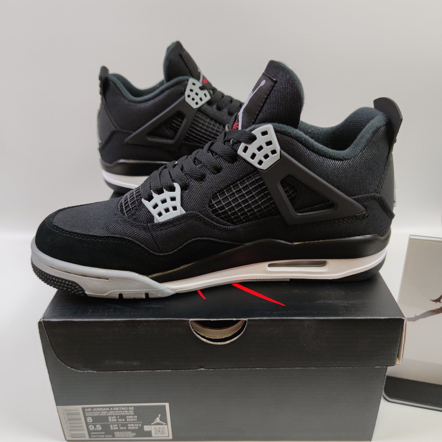 Air Jordan 4 Retro SE "Black Canvas" DH7138-006 - Nike x Jordan