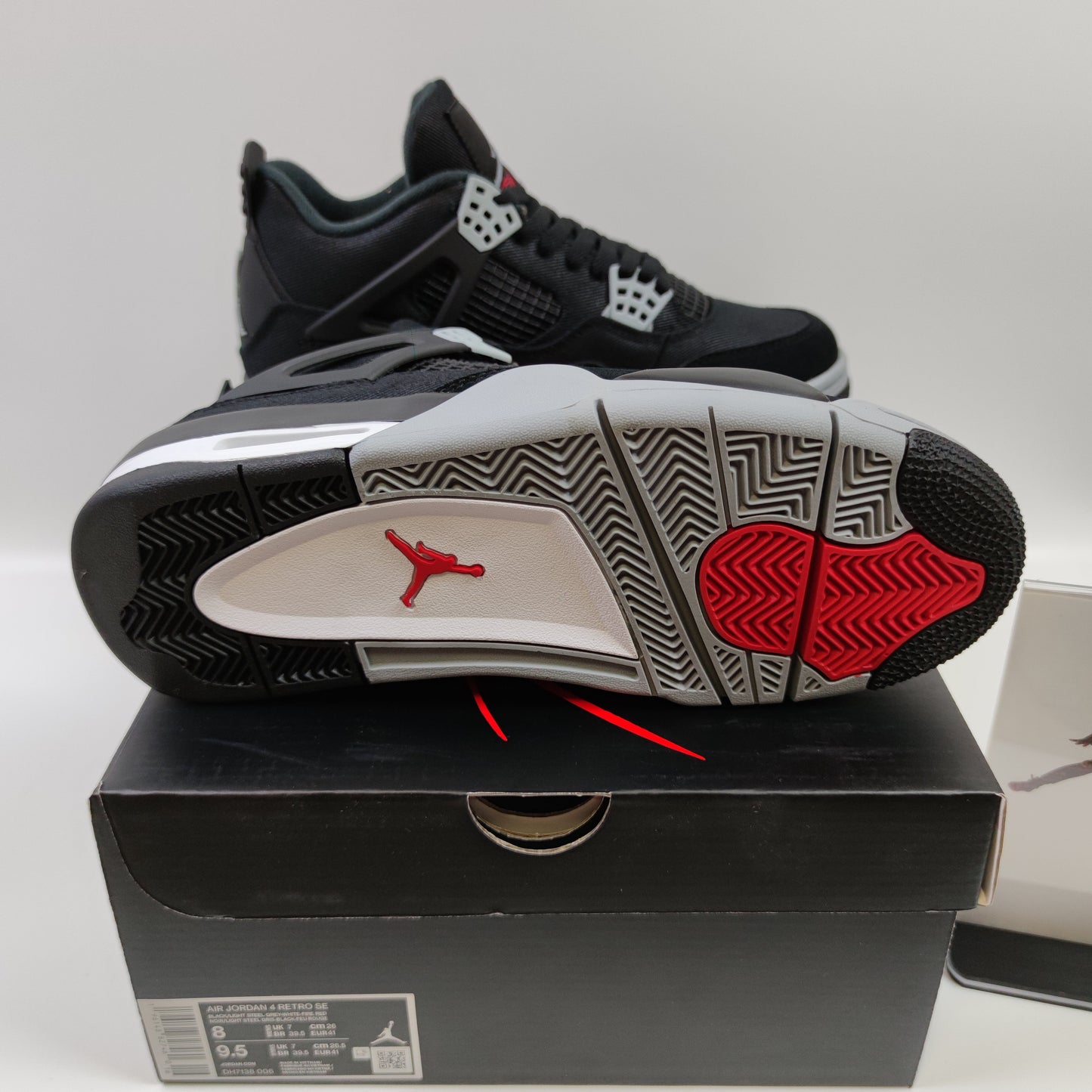 Air Jordan 4 Retro SE "Black Canvas" DH7138-006 - Nike x Jordan