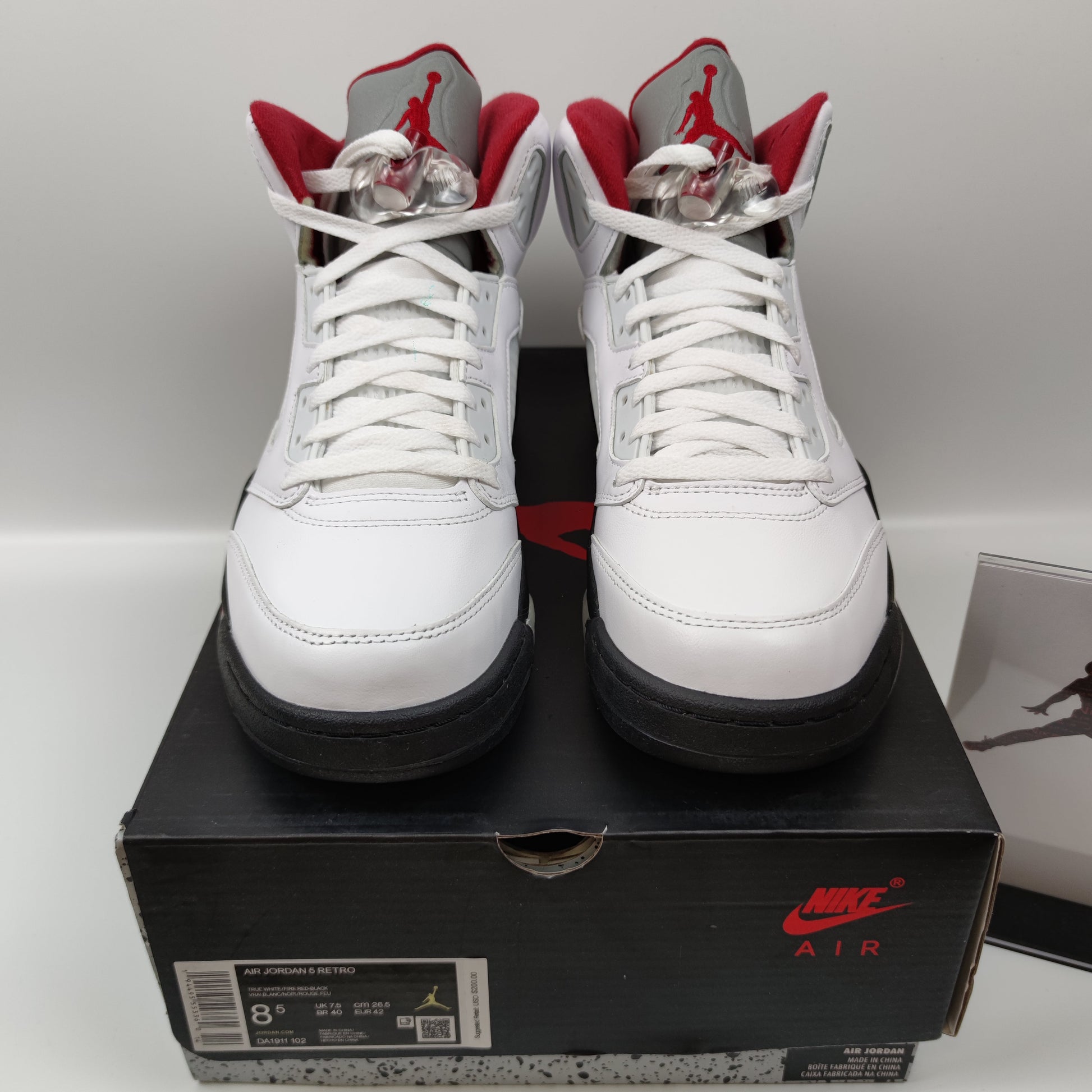 Air Jordan 5 Retro "Fire Red" DA1911-102 - Nike x Jordan