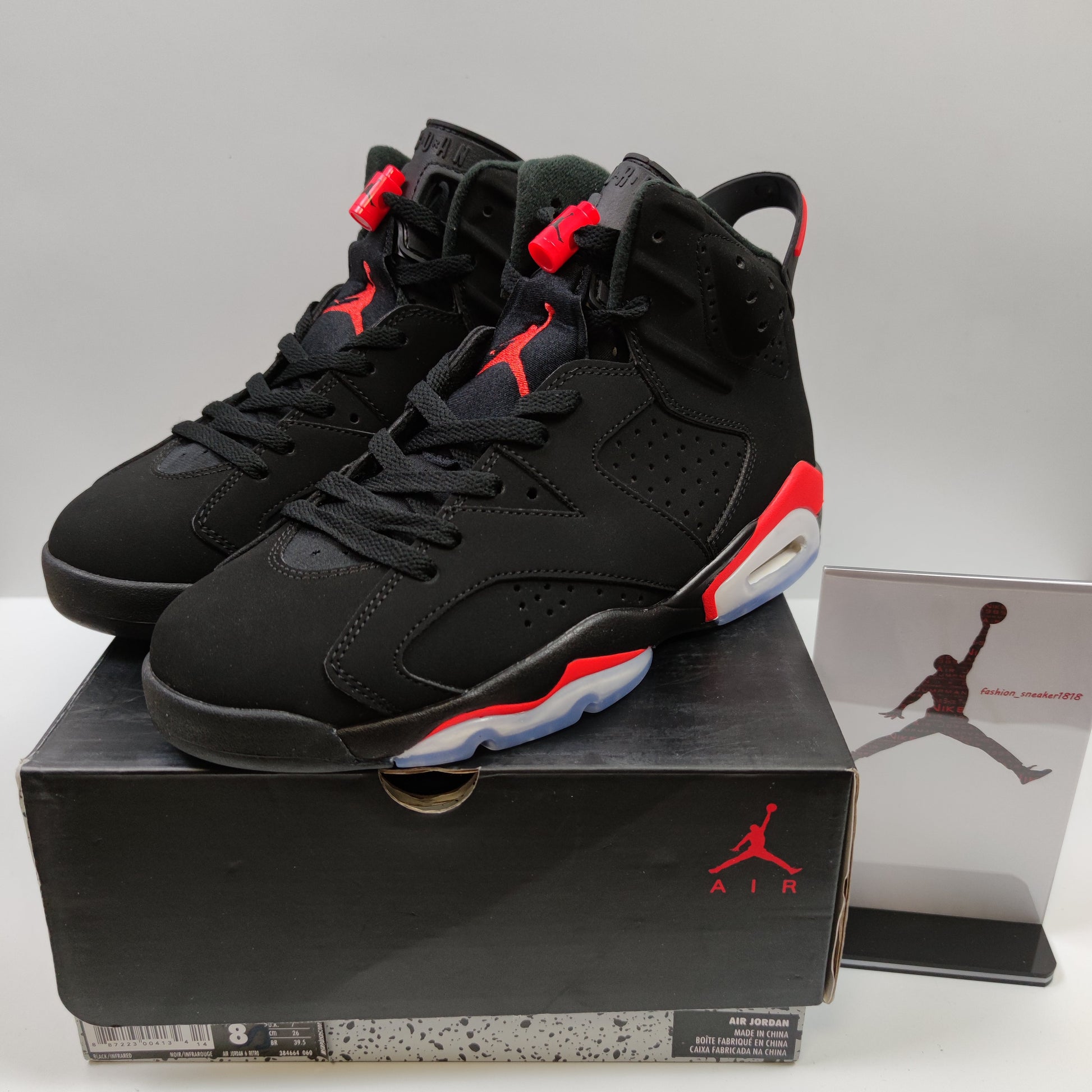 Air Jordan 6 Black Infrared 384664-060 - Nike x Jordan