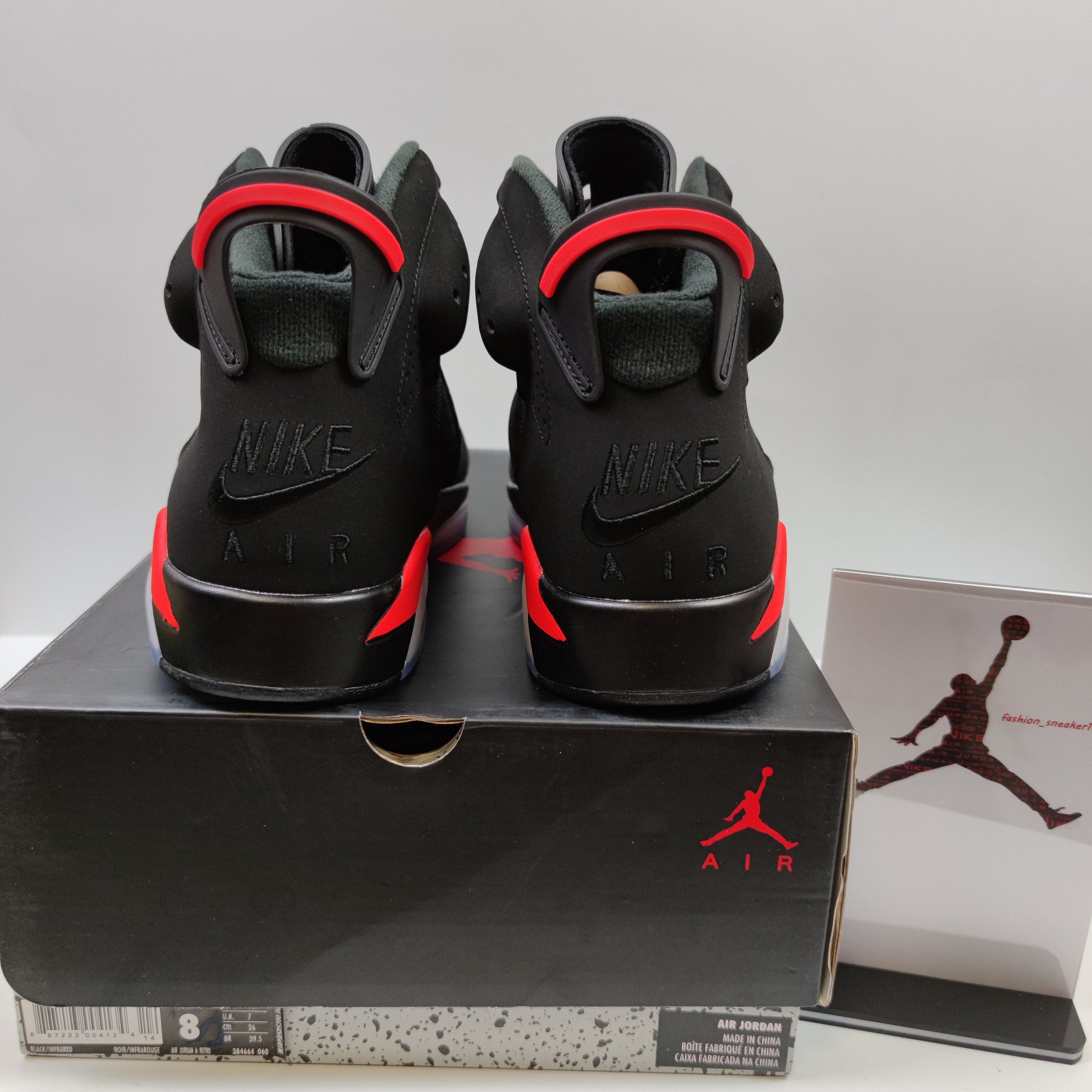 Air Jordan 6 Black Infrared 384664-060 - Nike x Jordan