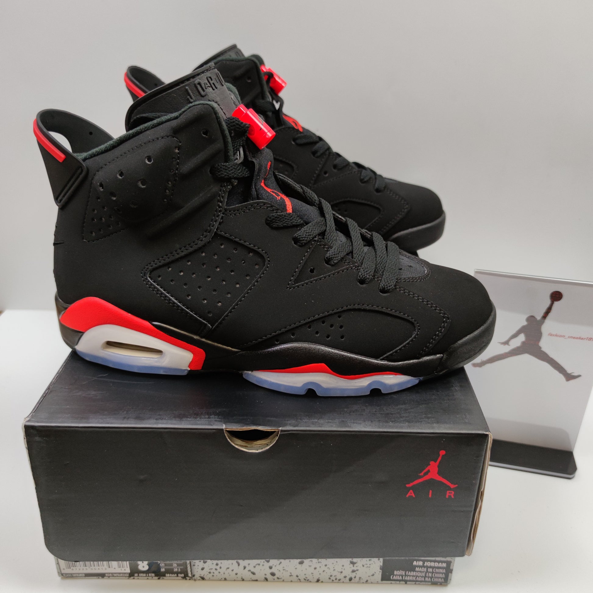 Air Jordan 6 Black Infrared 384664-060 - Nike x Jordan