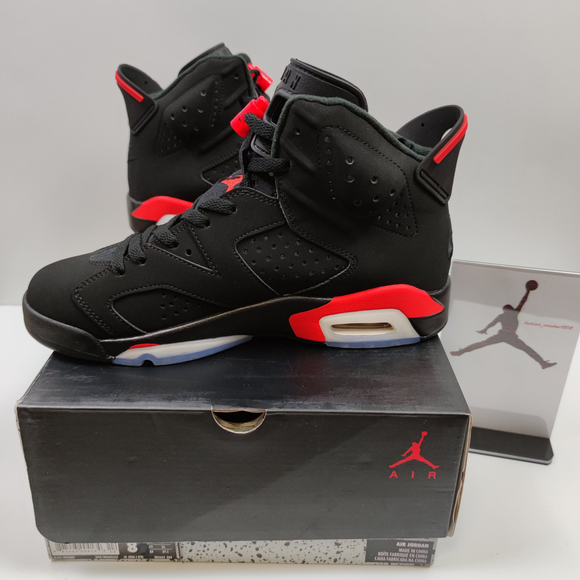 Air Jordan 6 Black Infrared 384664-060 - Nike x Jordan