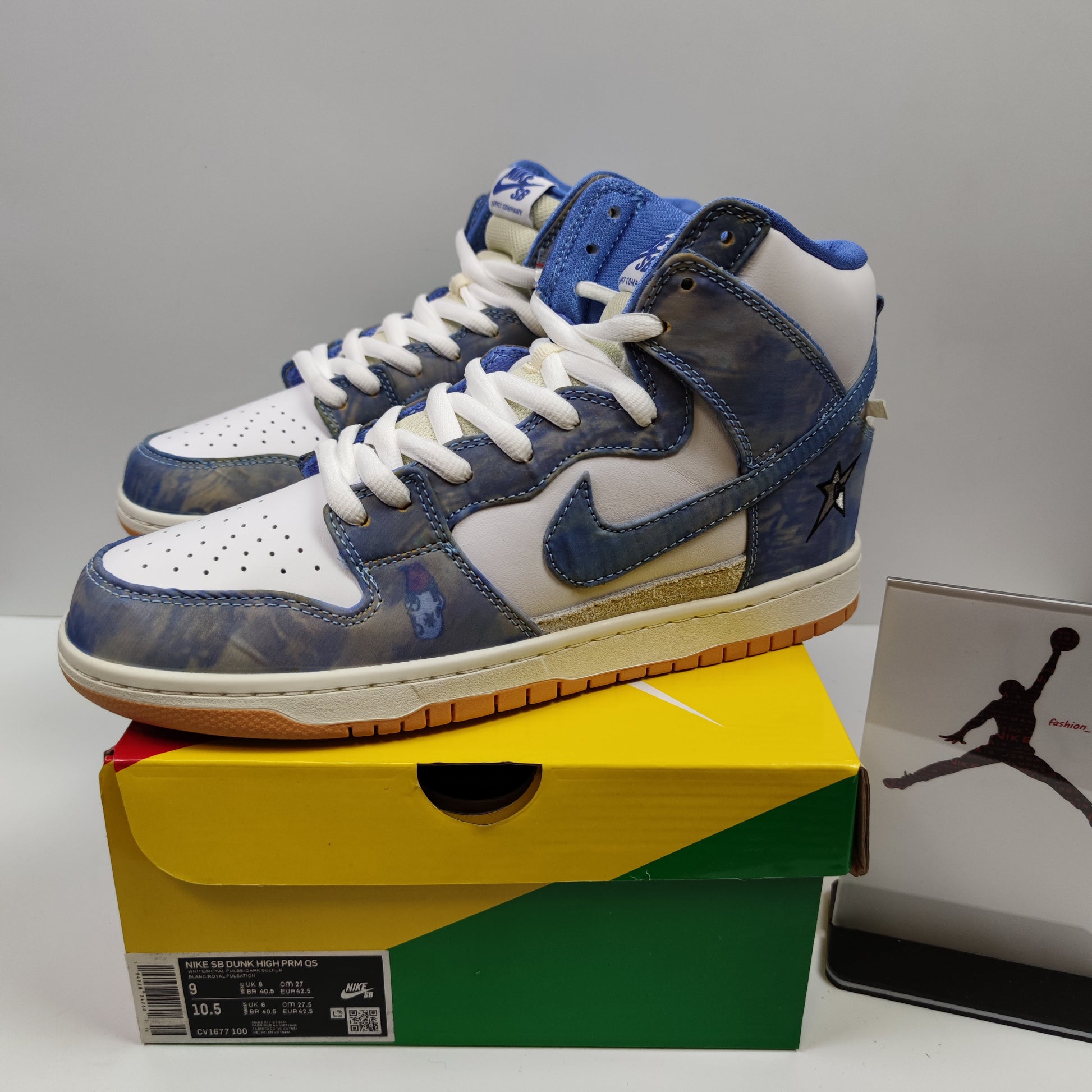 Carpet Company x Nike SB Dunk High PRM QS "Royal Pulse" CV1677-100 - Nike x Jordan