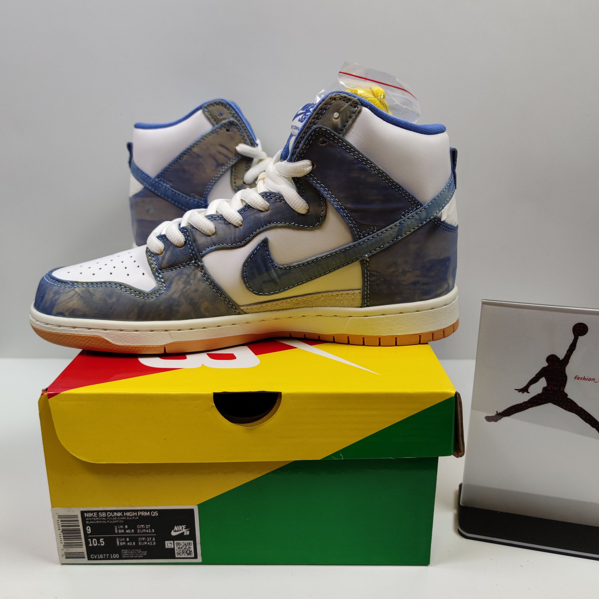 Carpet Company x Nike SB Dunk High PRM QS "Royal Pulse" CV1677-100 - Nike x Jordan