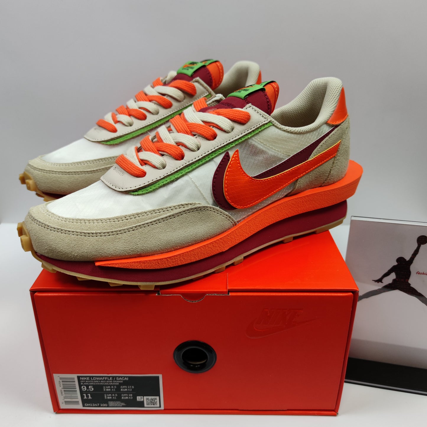 CLOT x Sacai x Nike LDWaffle "Orange Blaze" DH1347-100 - Nike x Jordan