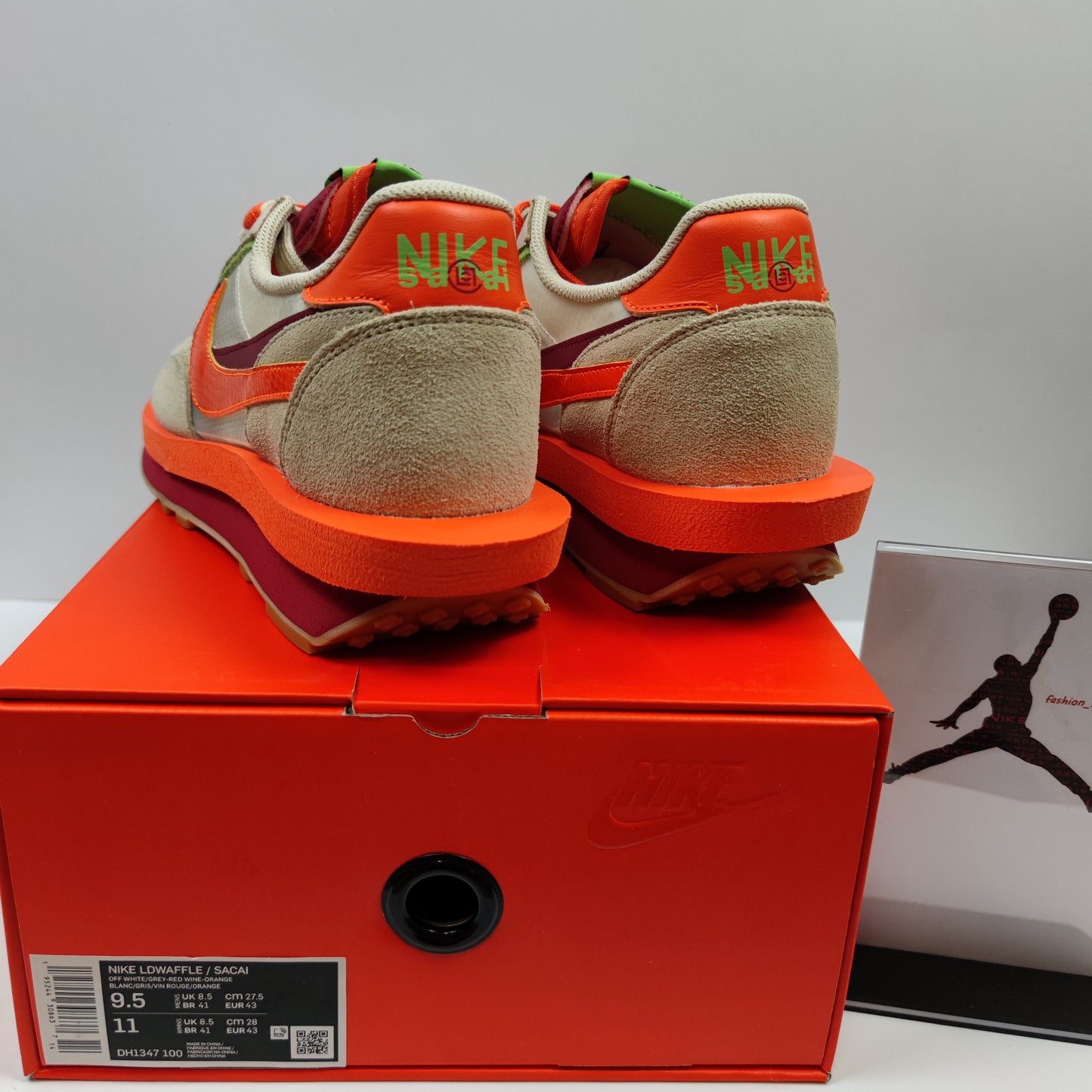 CLOT x Sacai x Nike LDWaffle "Orange Blaze" DH1347-100 - Nike x Jordan