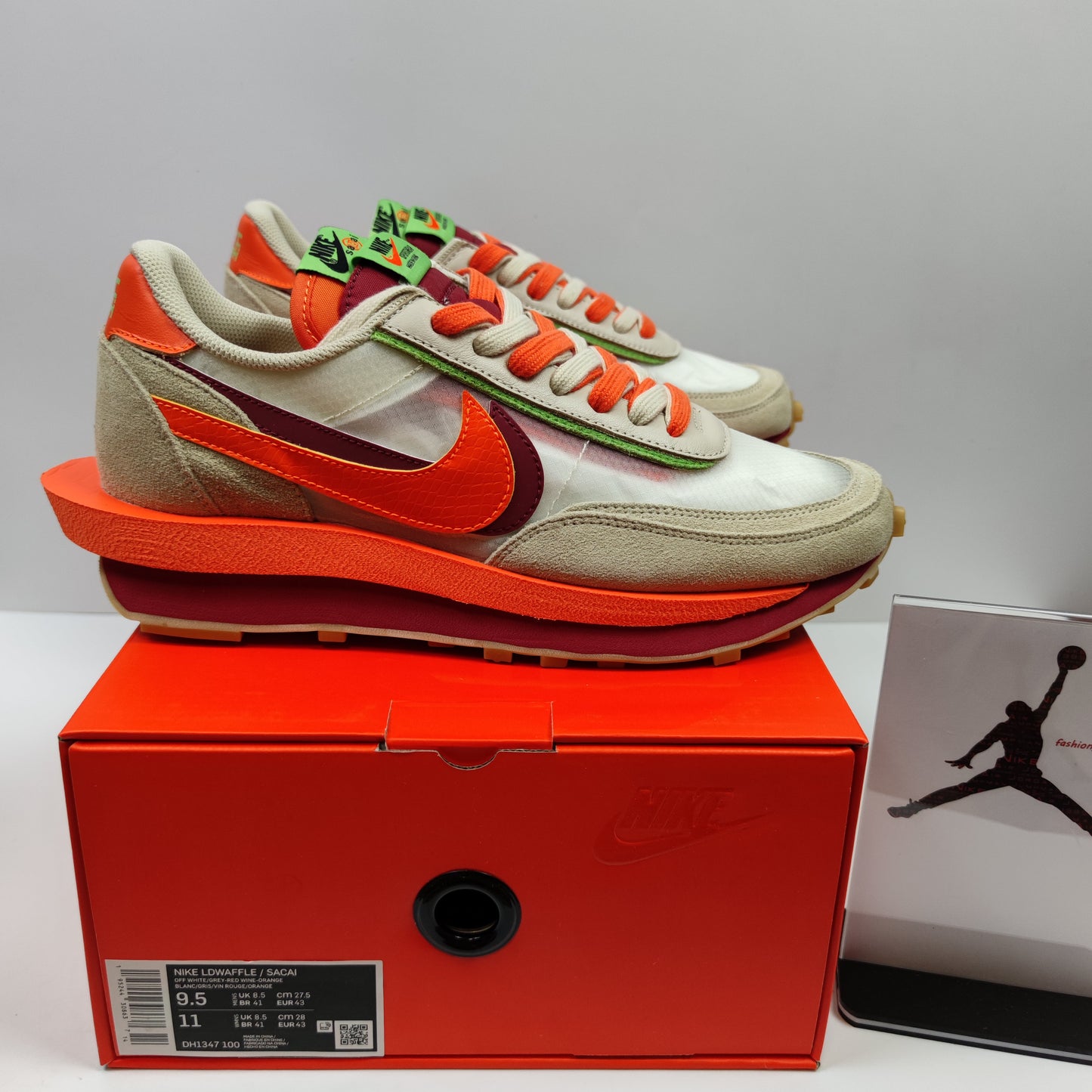 CLOT x Sacai x Nike LDWaffle "Orange Blaze" DH1347-100 - Nike x Jordan