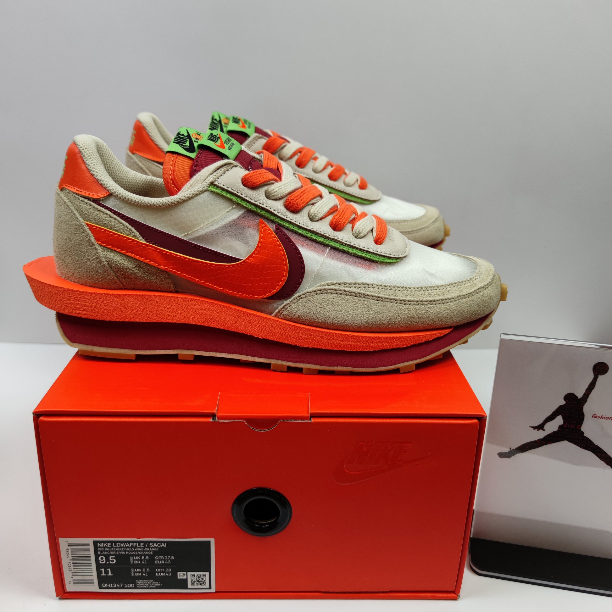 CLOT x Sacai x Nike LDWaffle "Orange Blaze" DH1347-100 - Nike x Jordan