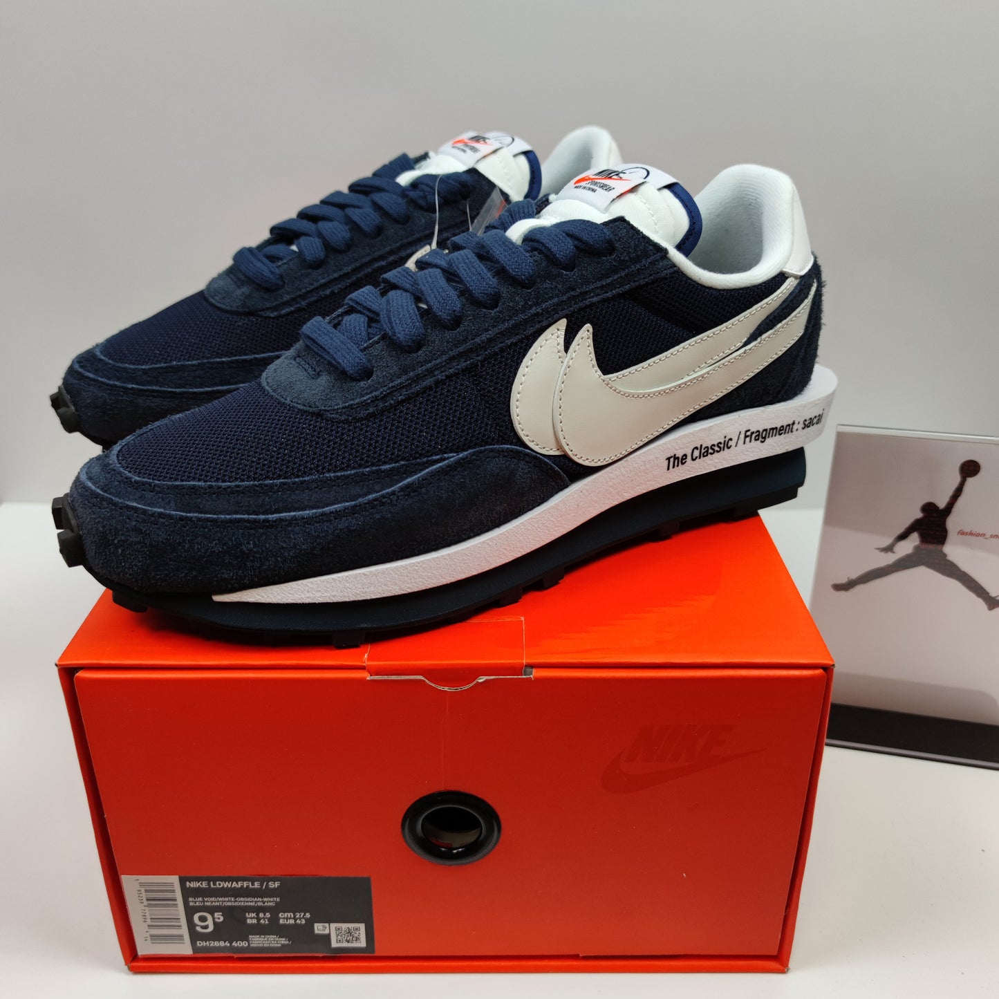 Fragment Design x Sacai x Nike LDWaffle "Blackened Blue" DH2684-400 - Nike x Jordan