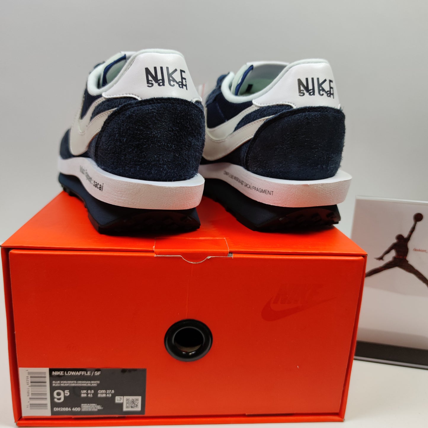 Fragment Design x Sacai x Nike LDWaffle "Blackened Blue" DH2684-400 - Nike x Jordan