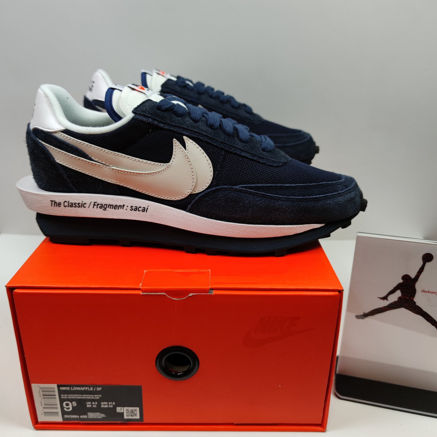 Fragment Design x Sacai x Nike LDWaffle "Blackened Blue" DH2684-400 - Nike x Jordan