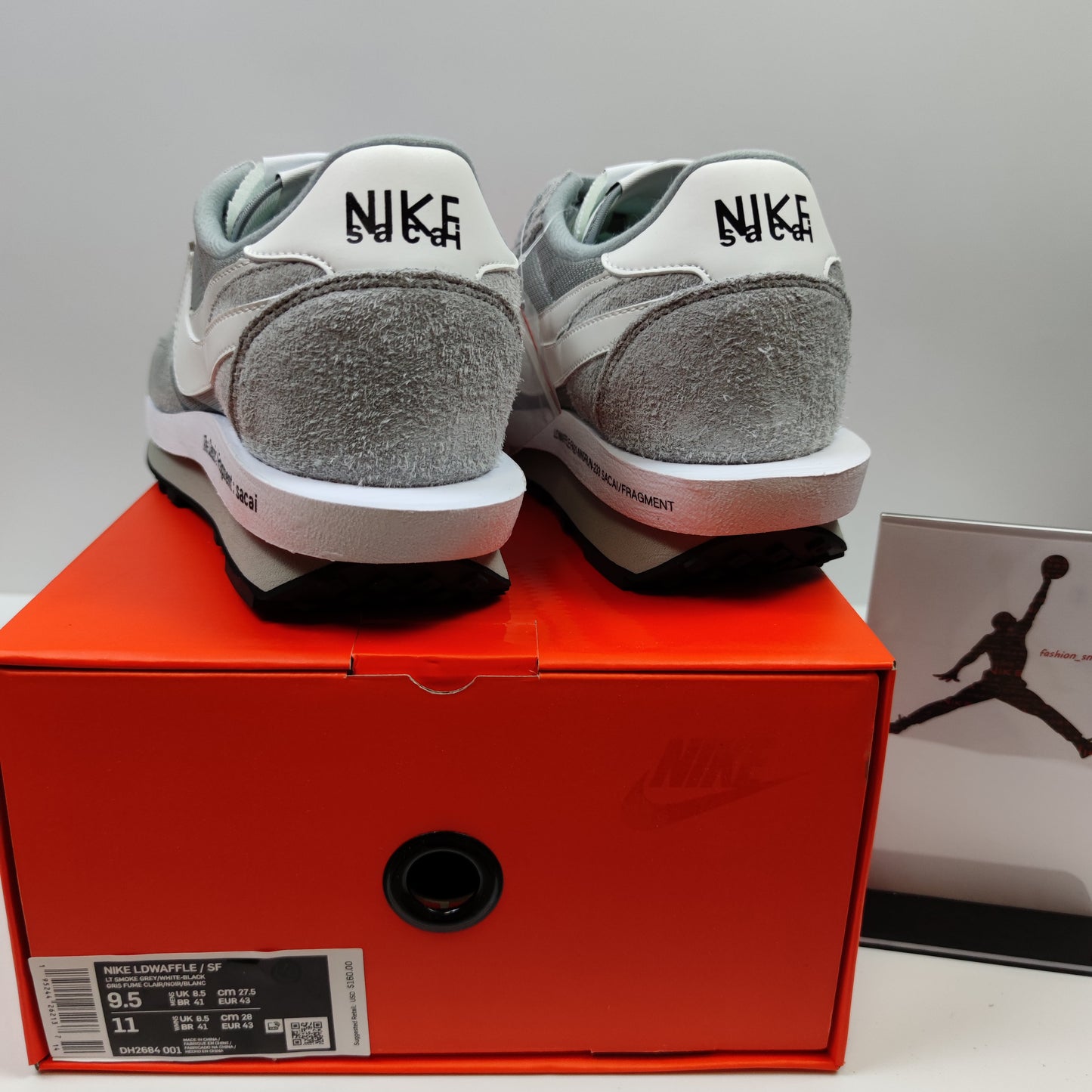 Fragment Design x Sacai x Nike LDWaffle "Light Smoke Grey" DH2684-001 - Nike x Jordan
